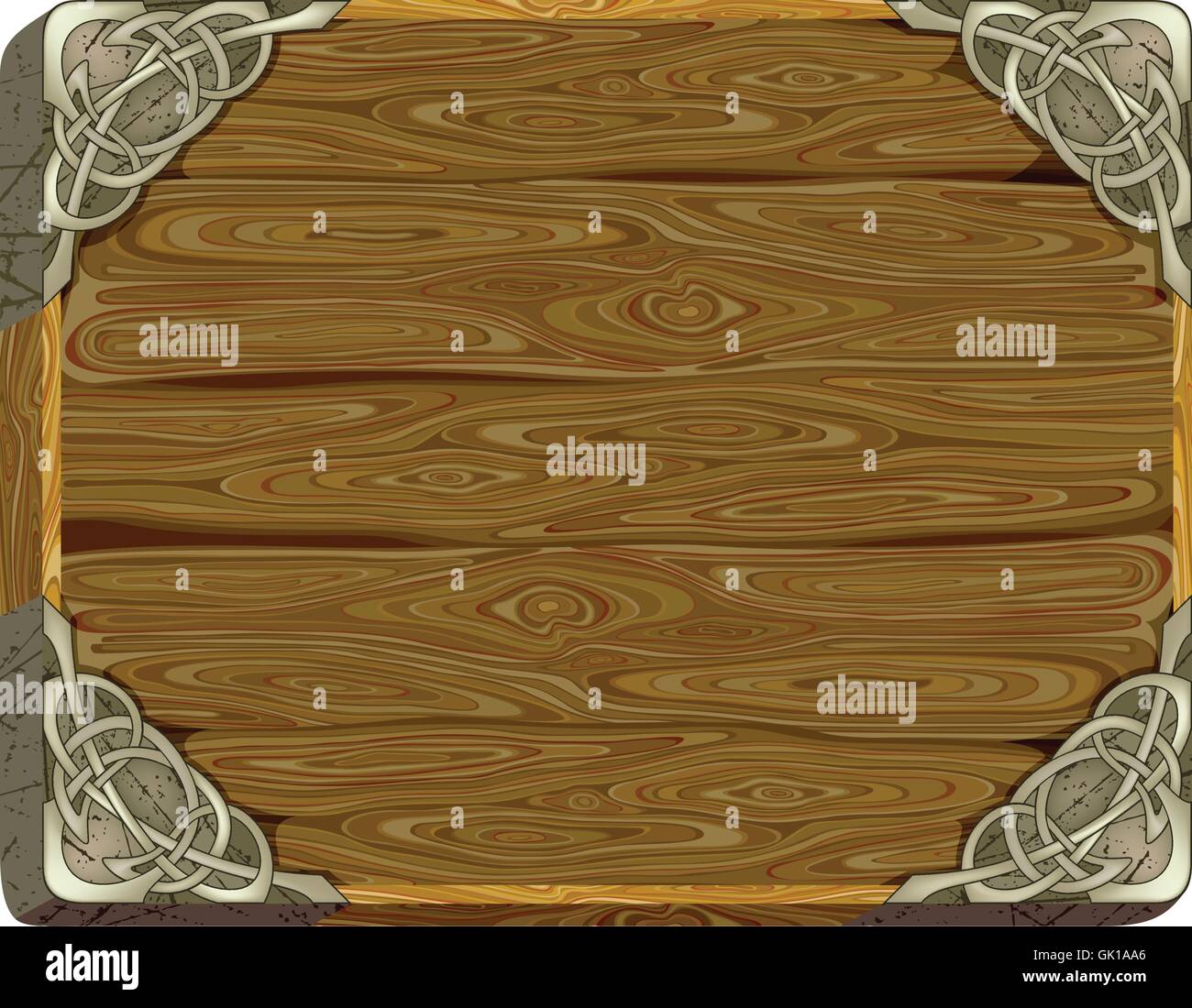 planche de bois Illustration de Vecteur