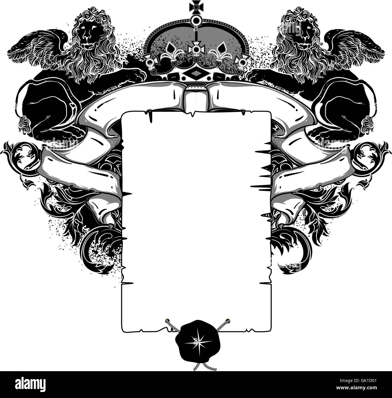cadre fleuri Illustration de Vecteur