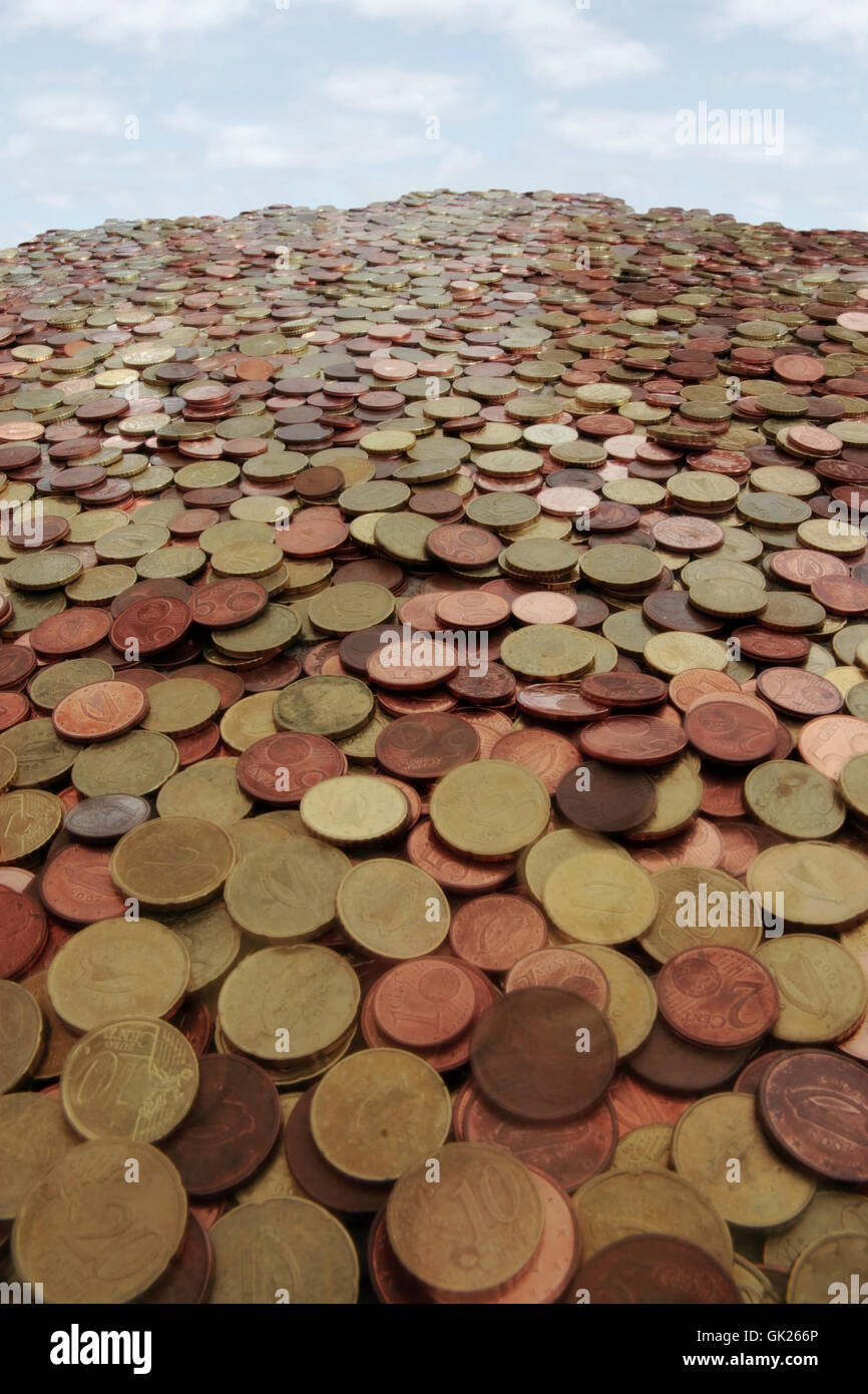 Coin riches riches Banque D'Images