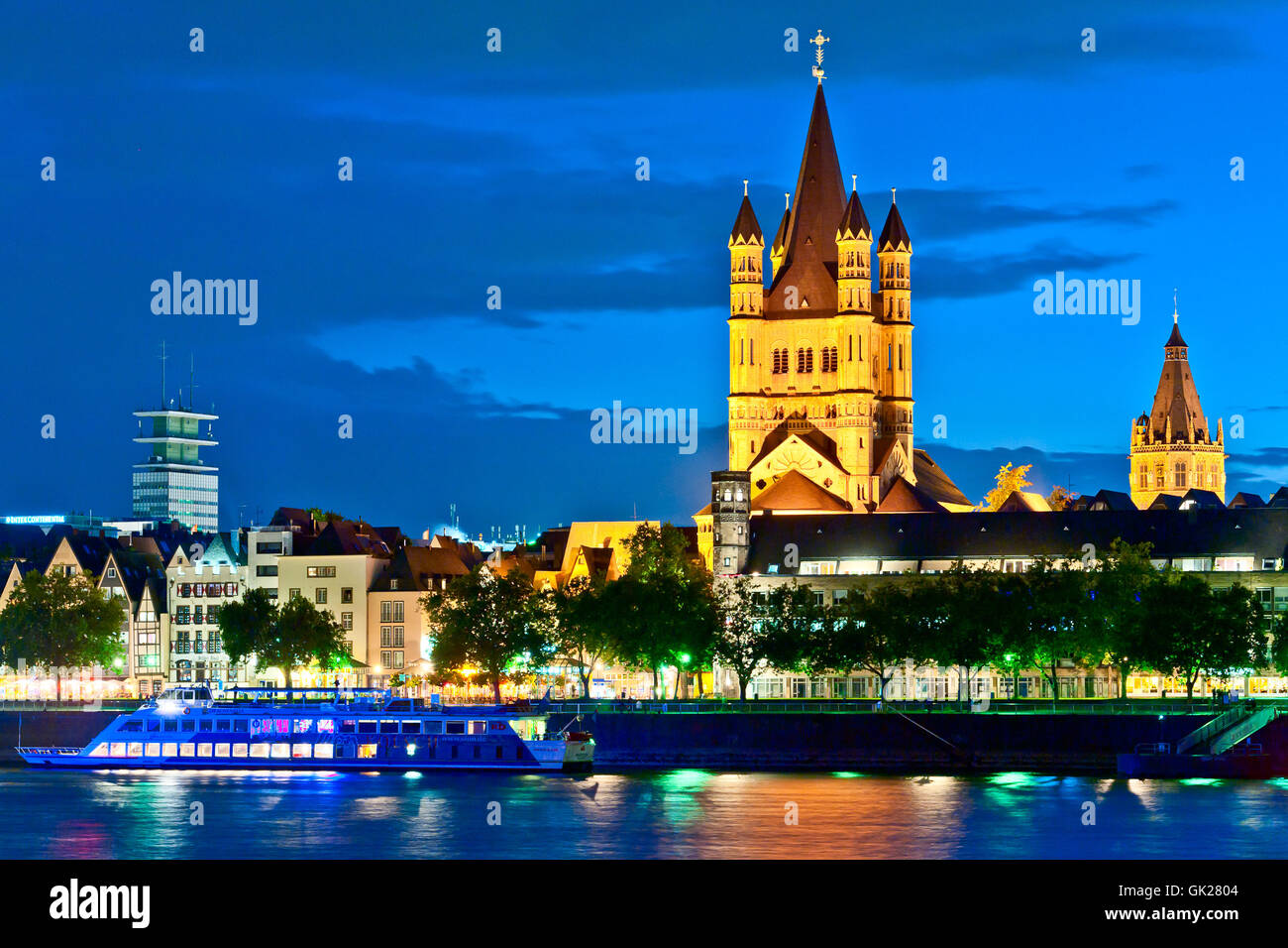 Cologne sur le Rhin Banque D'Images