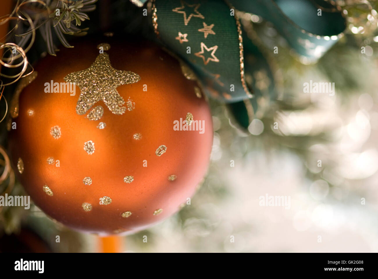 Décorations de Noël Christmas Tree ball Banque D'Images