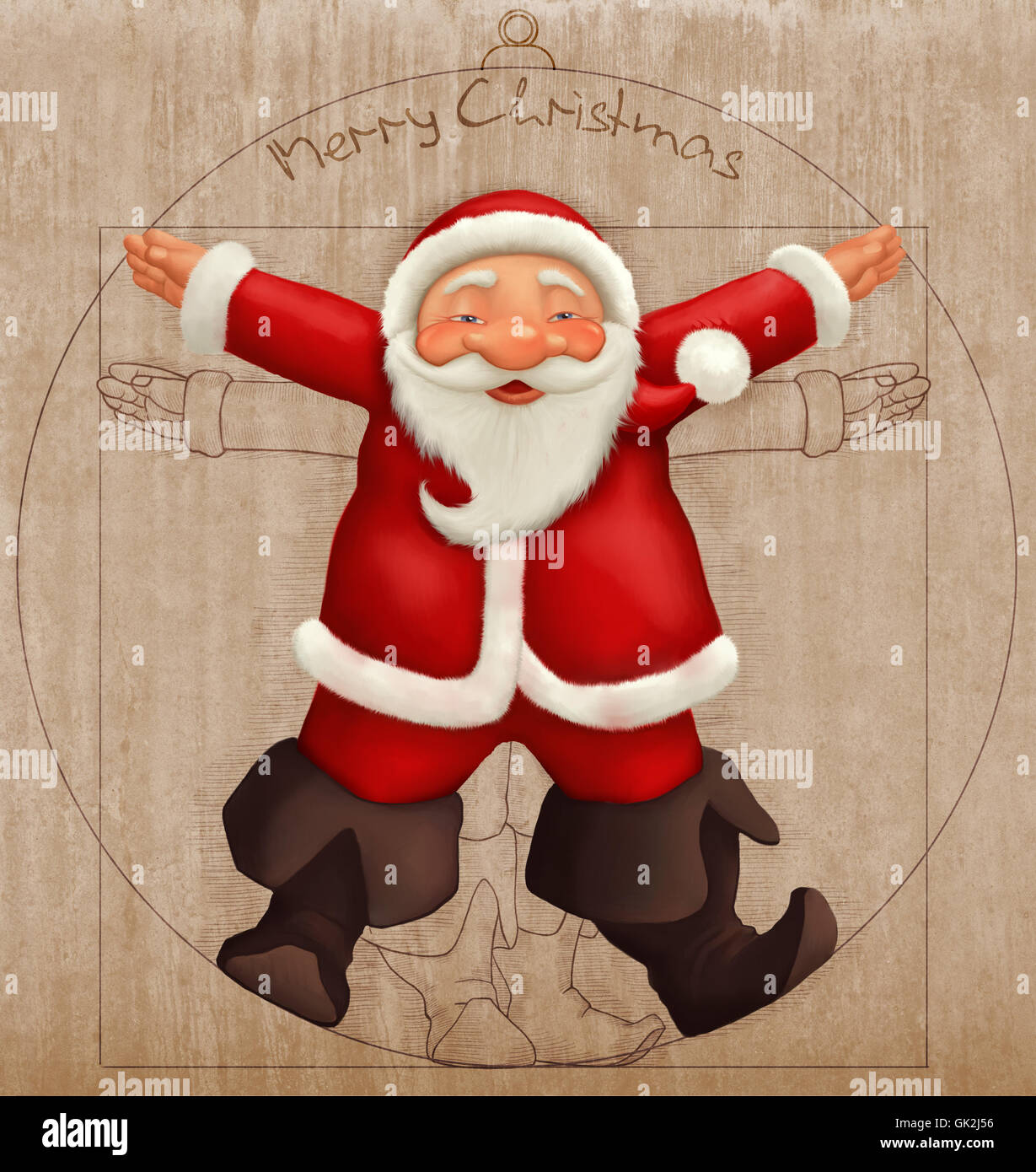 Heureux Noël ambition Banque D'Images