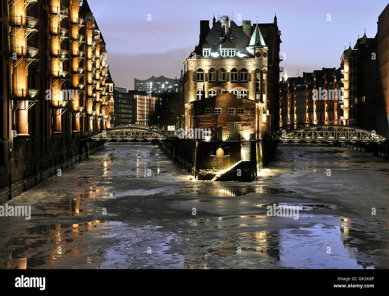 Hamburg speicherstadt Banque D'Images