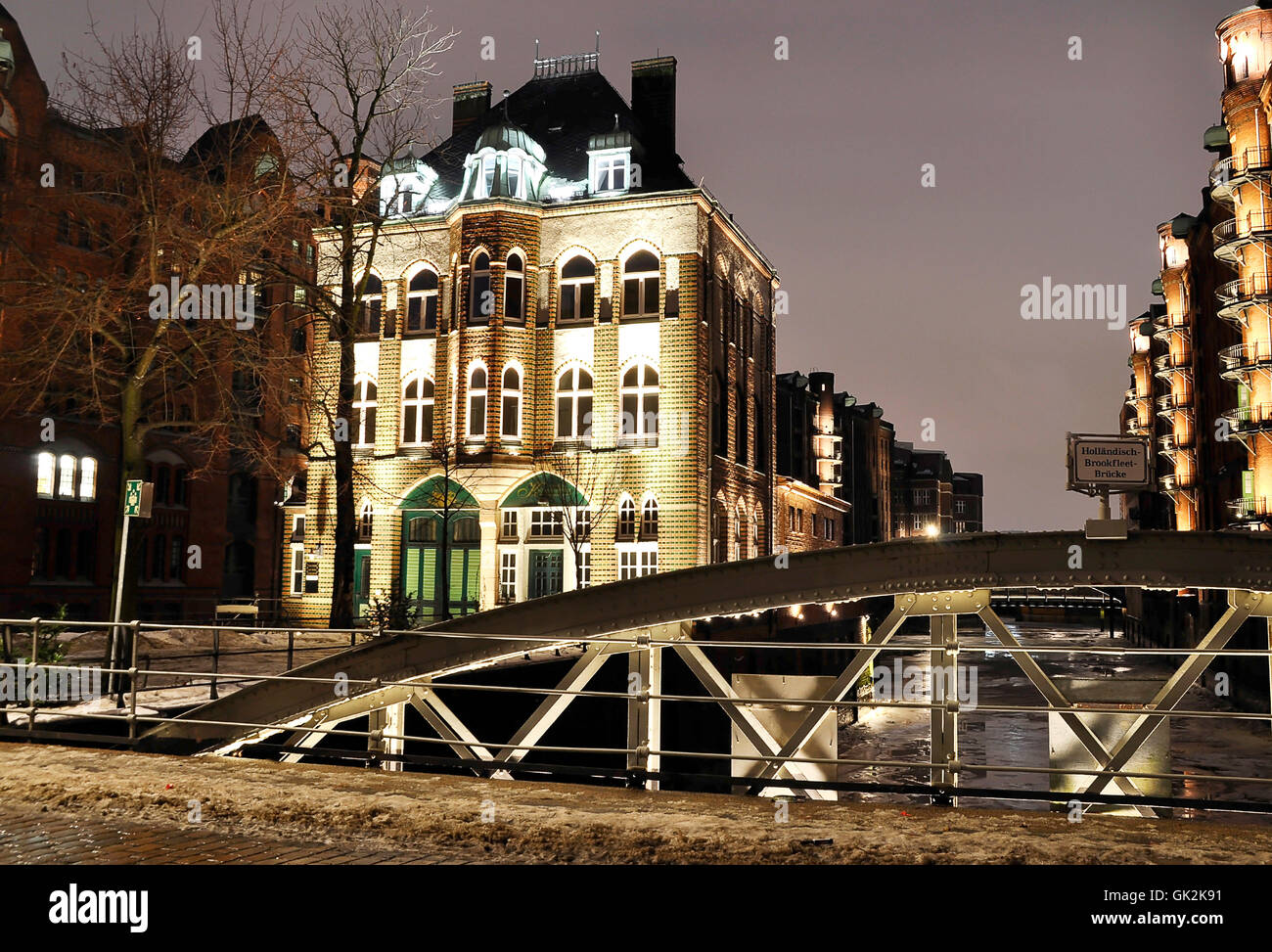 Hambourg hamburger ville mémoire Banque D'Images