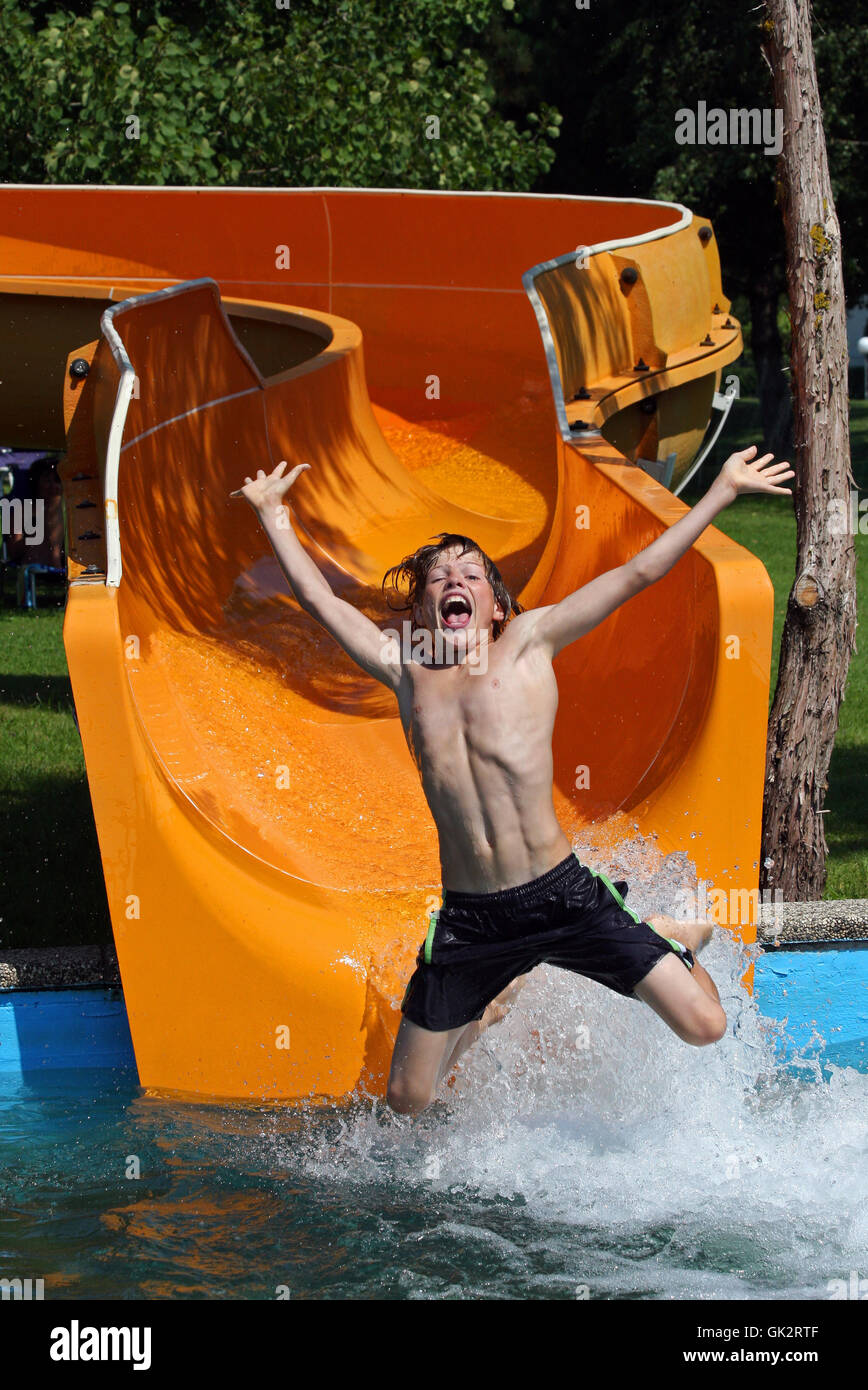 Toboggan aquatique Banque de photographies et d’images à haute