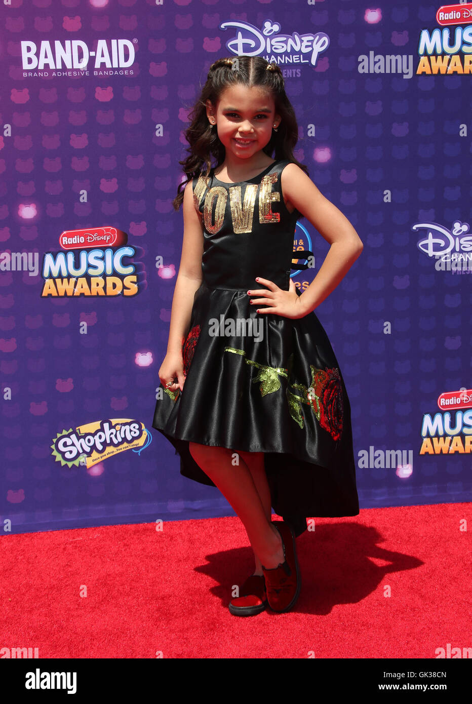 2016 Disney Radio Music Awards au Théâtre Microsoft - Arrivées comprend : Ariana Greenblatt Où : Los Angeles, California, United States Quand : 30 Avr 2016 Banque D'Images