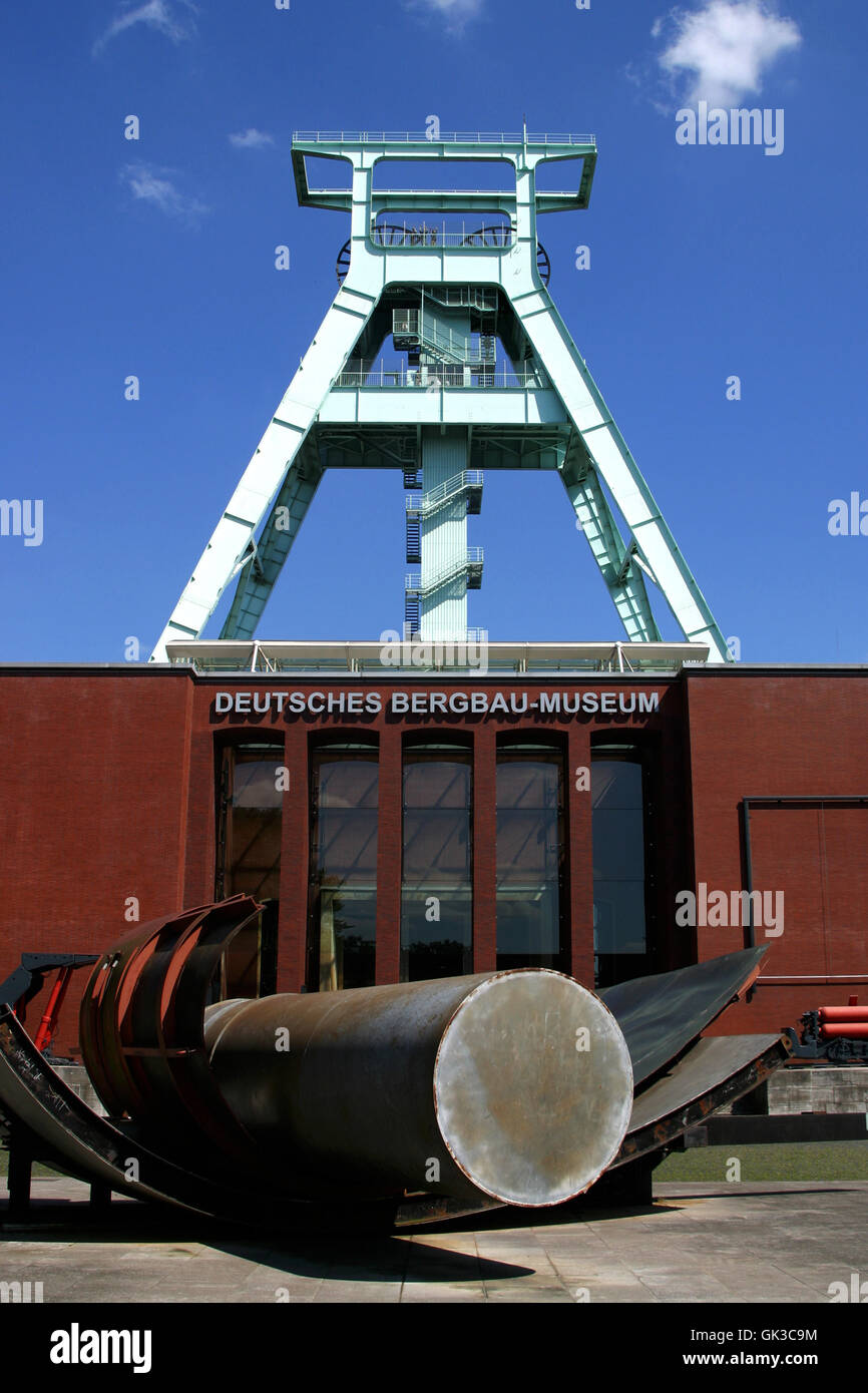 Musée allemand de la mine Banque D'Images