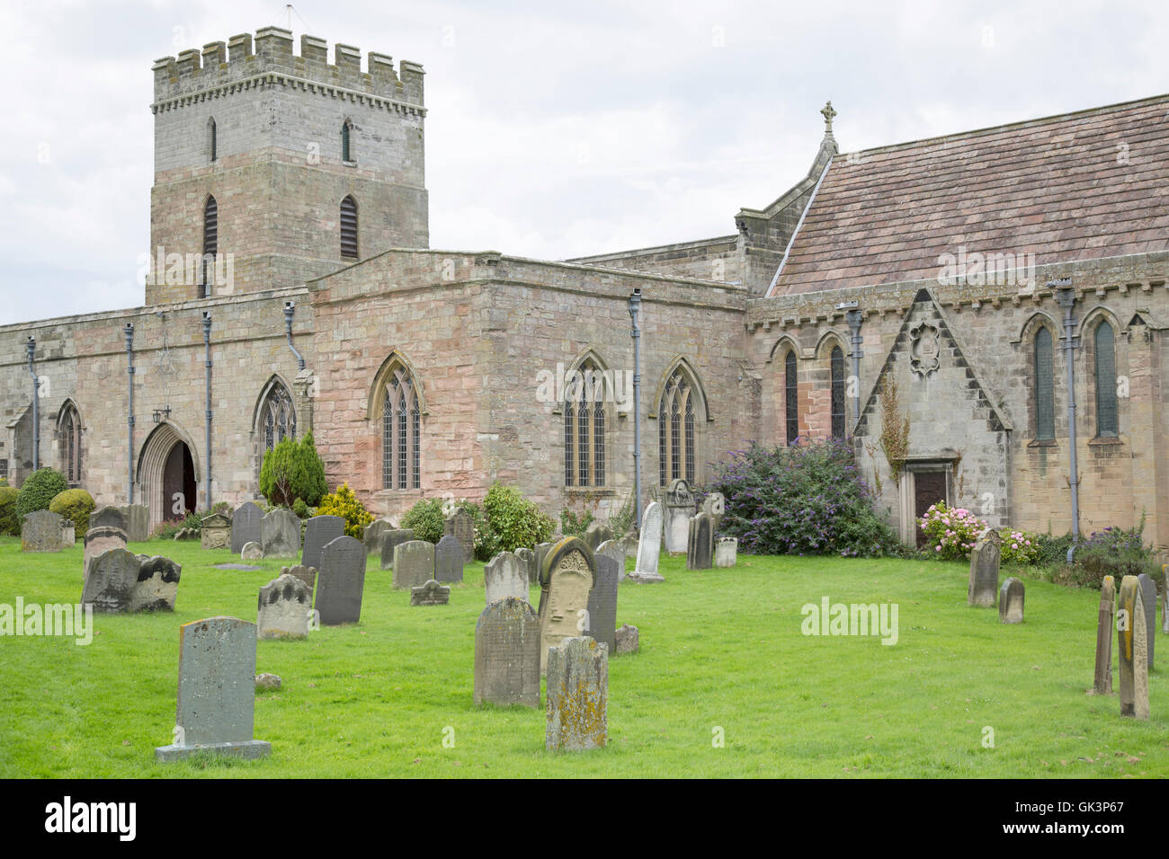 L'église St Aidan, Bamburgh Northumberland ; ; Angleterre ; UK Banque D'Images