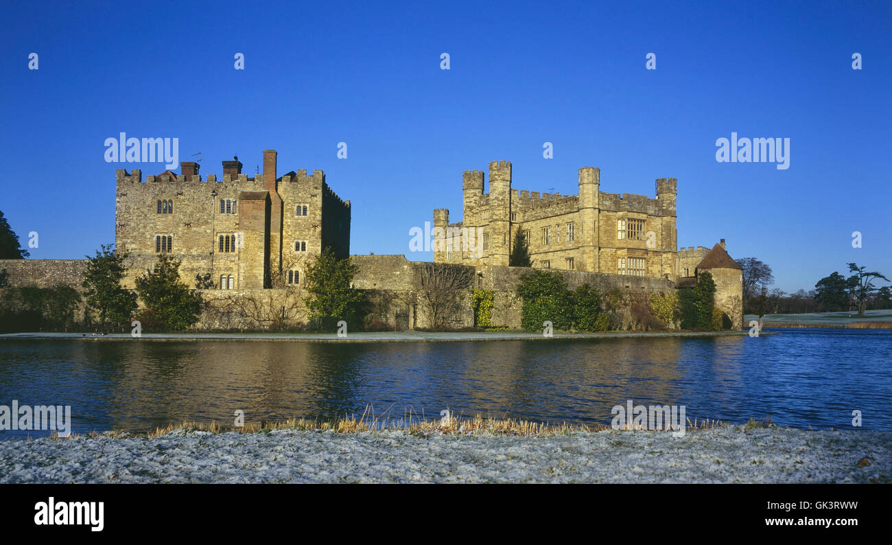 Le Château de Leeds. Kent. L'Angleterre. UK Banque D'Images