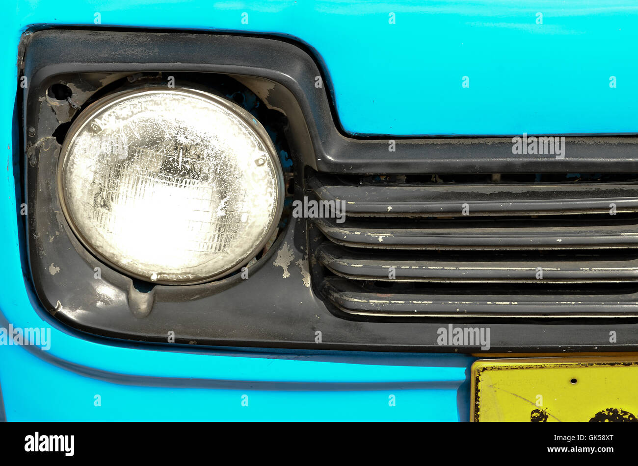 Close-up of détails de vintage voitures américaines Banque D'Images