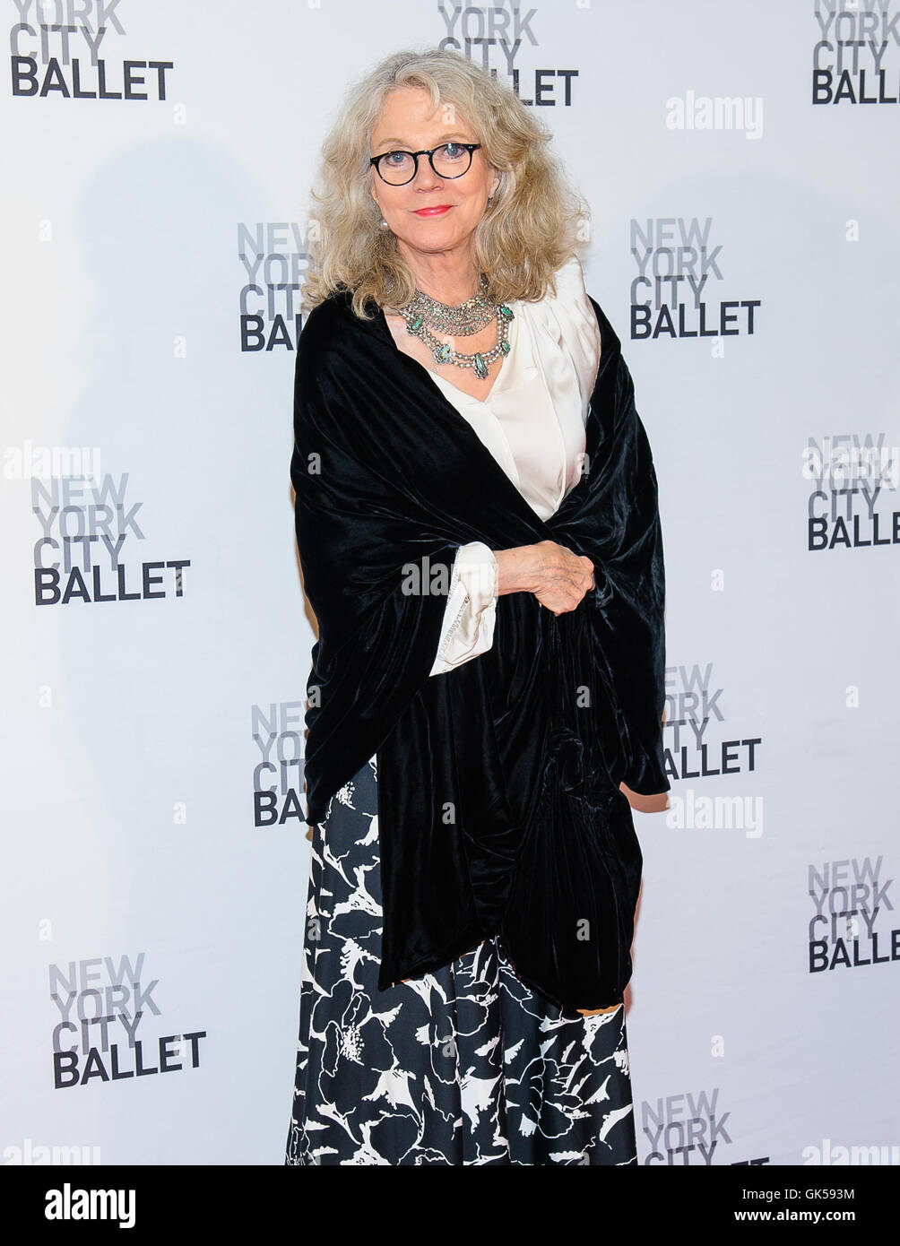 New York City Ballet 2016 Gala du printemps à la David H Koch Theatre au Lincoln Center avec : Blythe Danner Où : New York, New York, United States Quand : 04 mai 2016 Banque D'Images