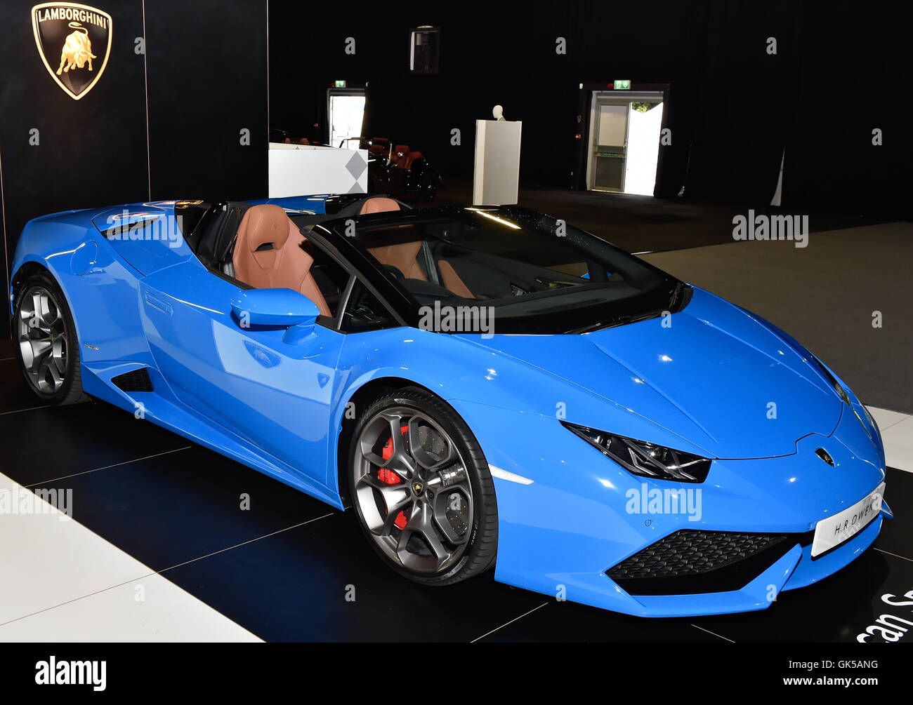 Sar le Prince Michael de Kent s'ouvre le salon automobile de Londres 2016 à Evolution Battersea Park comprend : Lamborghini Spyder Où : London, Royaume-Uni Quand : 05 mai 2016 Banque D'Images