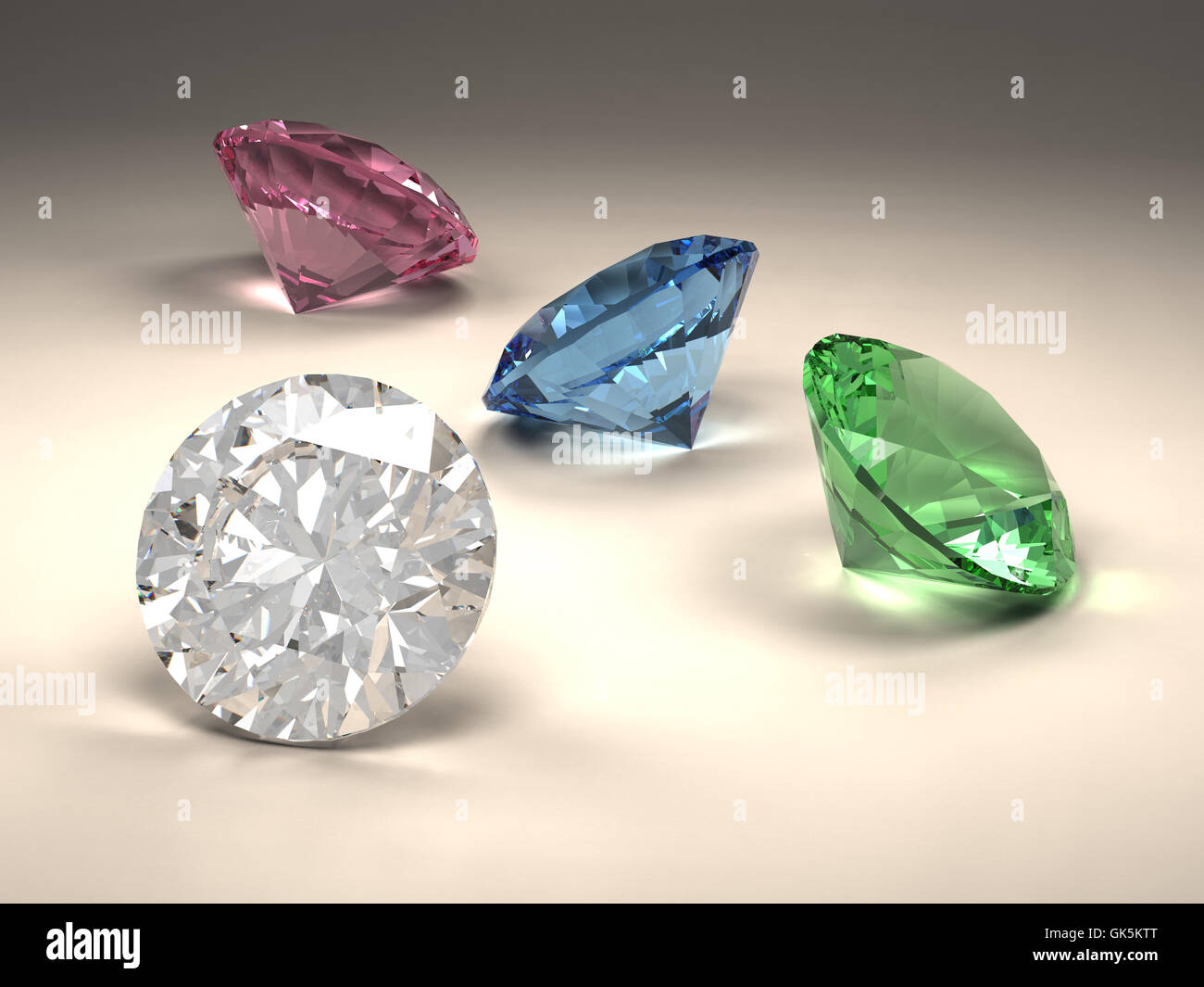 Jewel Blue Diamond Banque D'Images