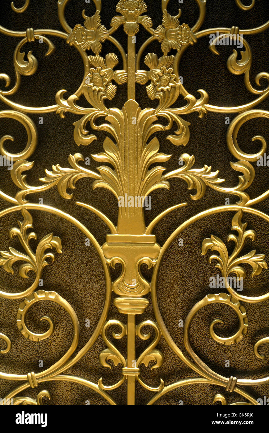 Détail baroque art Banque D'Images