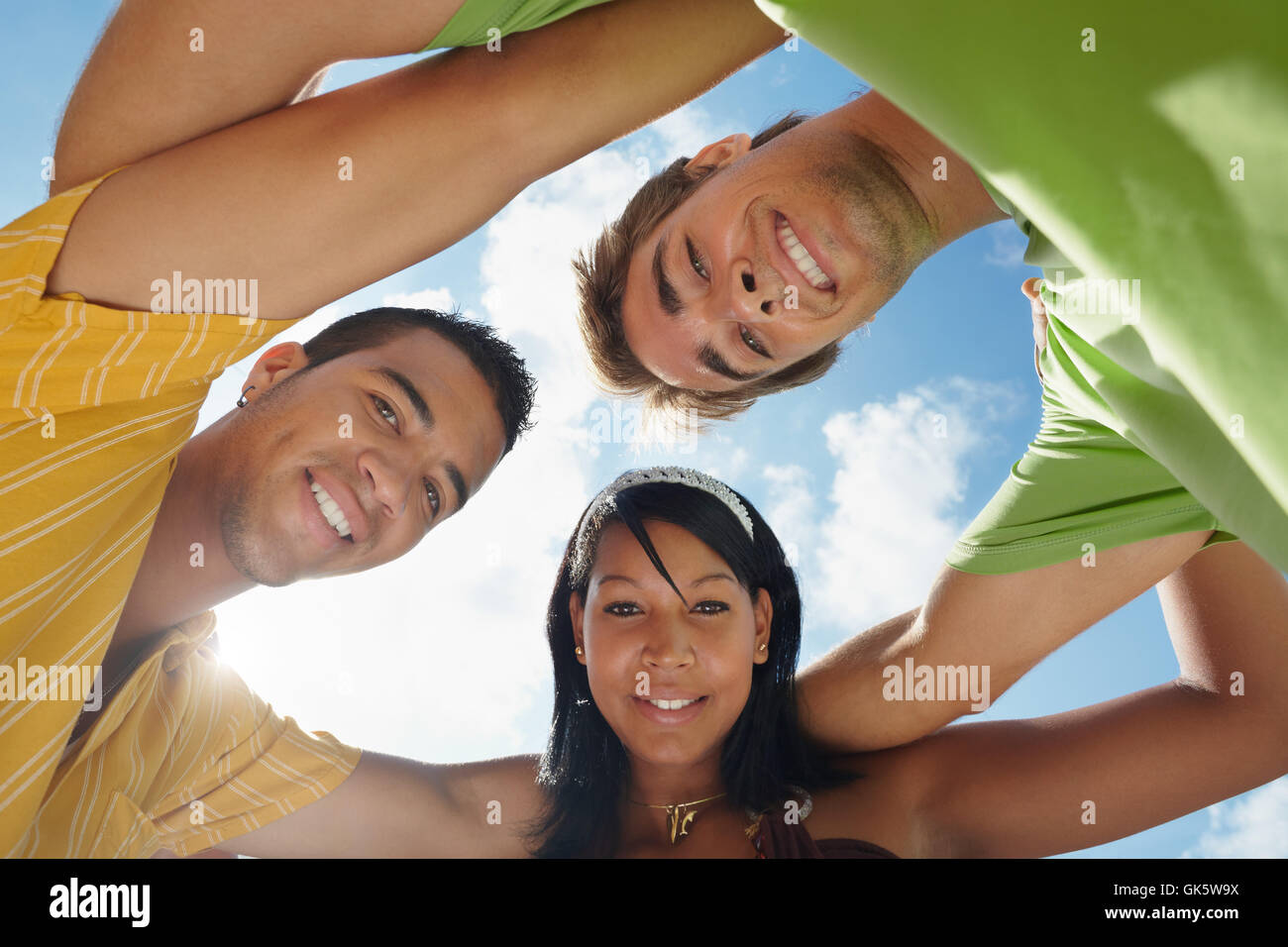 Femme heureuse ambition Banque D'Images