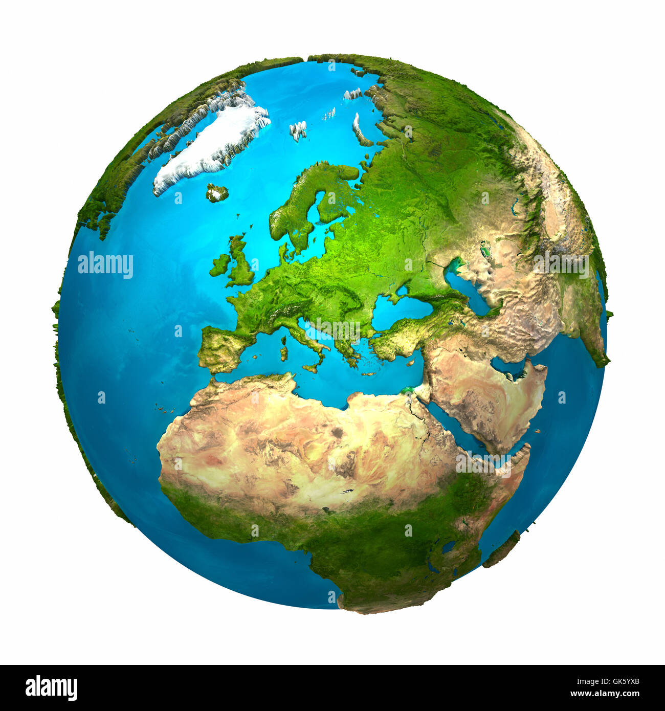 Continent europe globe Photo Stock Alamy