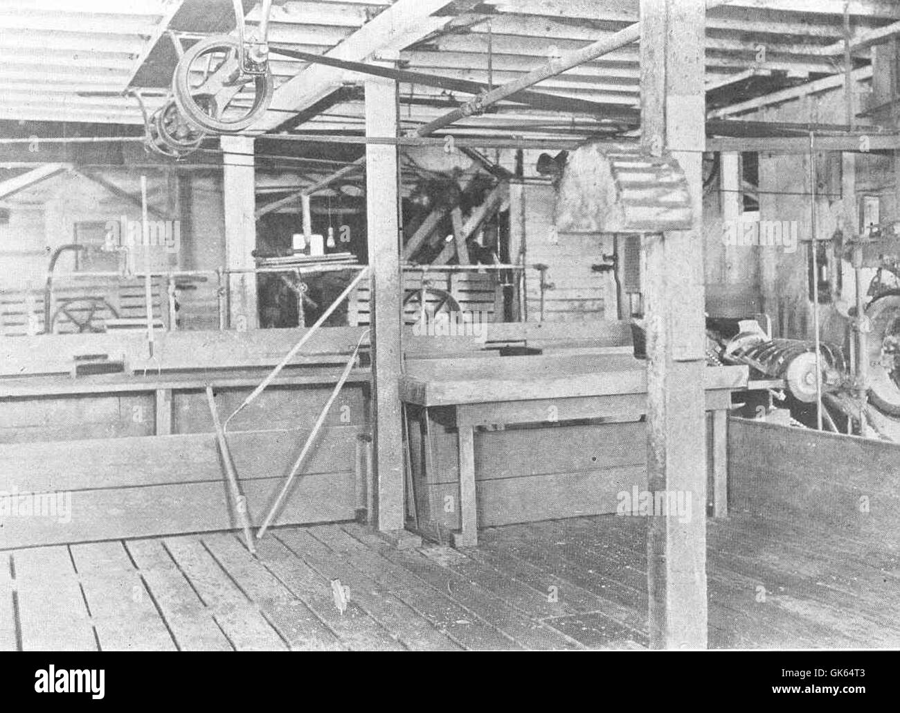 Ces tables sont utilisées dans les conserveries pour laver le saumon avant traitement. La préparation du poisson avant la mise en conserve assure la propreté et la qualité du produit final, ce qui est vital à la fois pour les normes sanitaires et la demande du marché. Banque D'Images