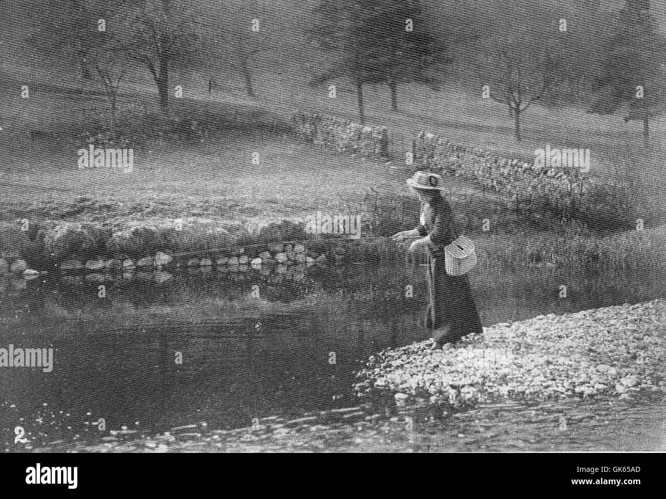 La pêche à la ligne en Angleterre est une activité récréative populaire, avec une variété d'espèces d'eau douce et côtières ciblées par les pêcheurs. Le pays offre divers habitats pour les pêcheurs à la ligne à la recherche de différents types de poissons. Banque D'Images