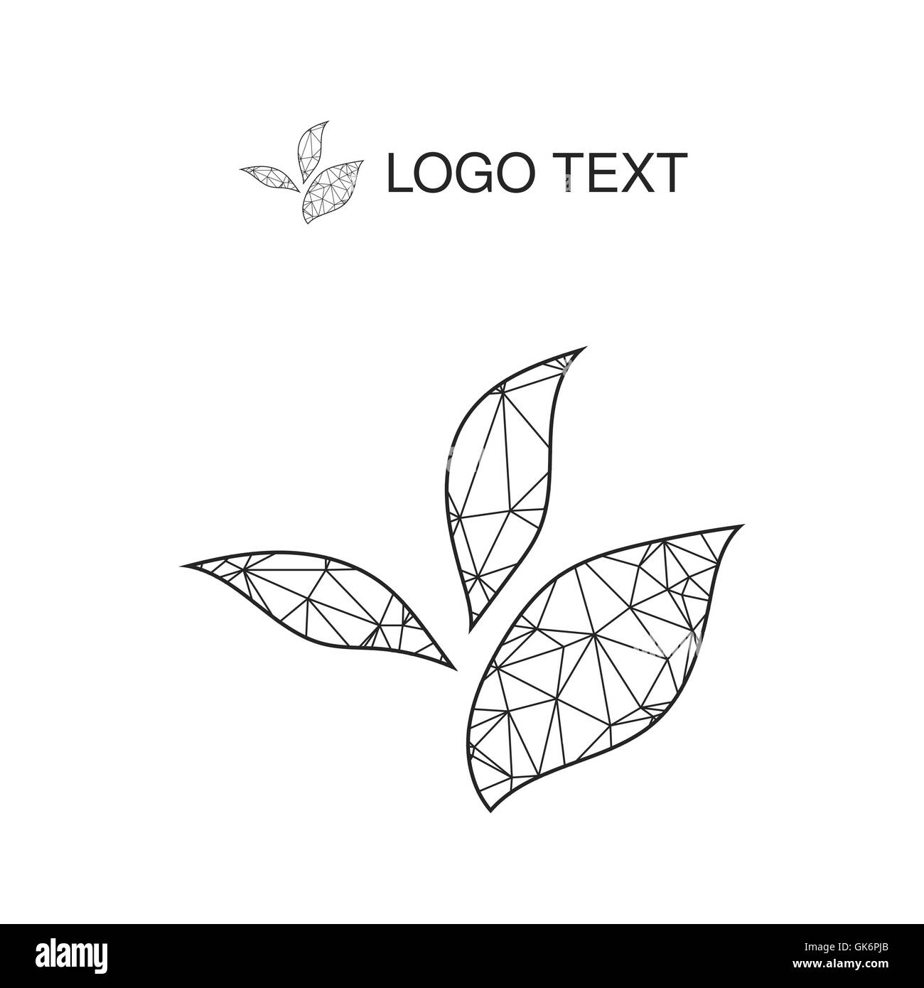 L'écologie des vecteurs logo ou une icône au format eps, logotype nature Illustration de Vecteur