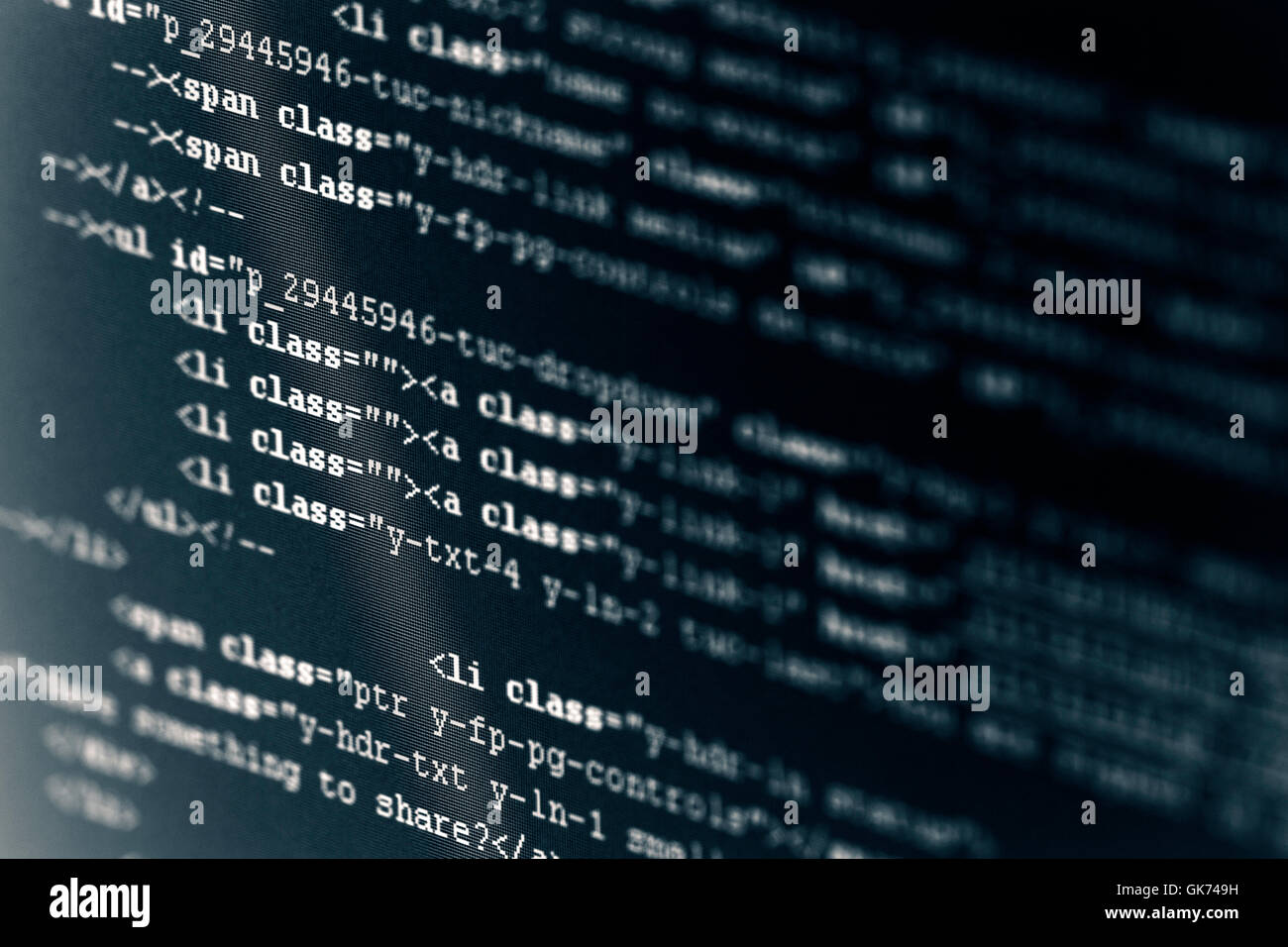 Macro programme close-up Banque D'Images