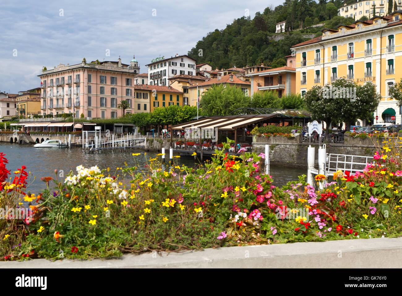 L'endroit belaggio sur le lac de Côme, Italie du nord Banque D'Images