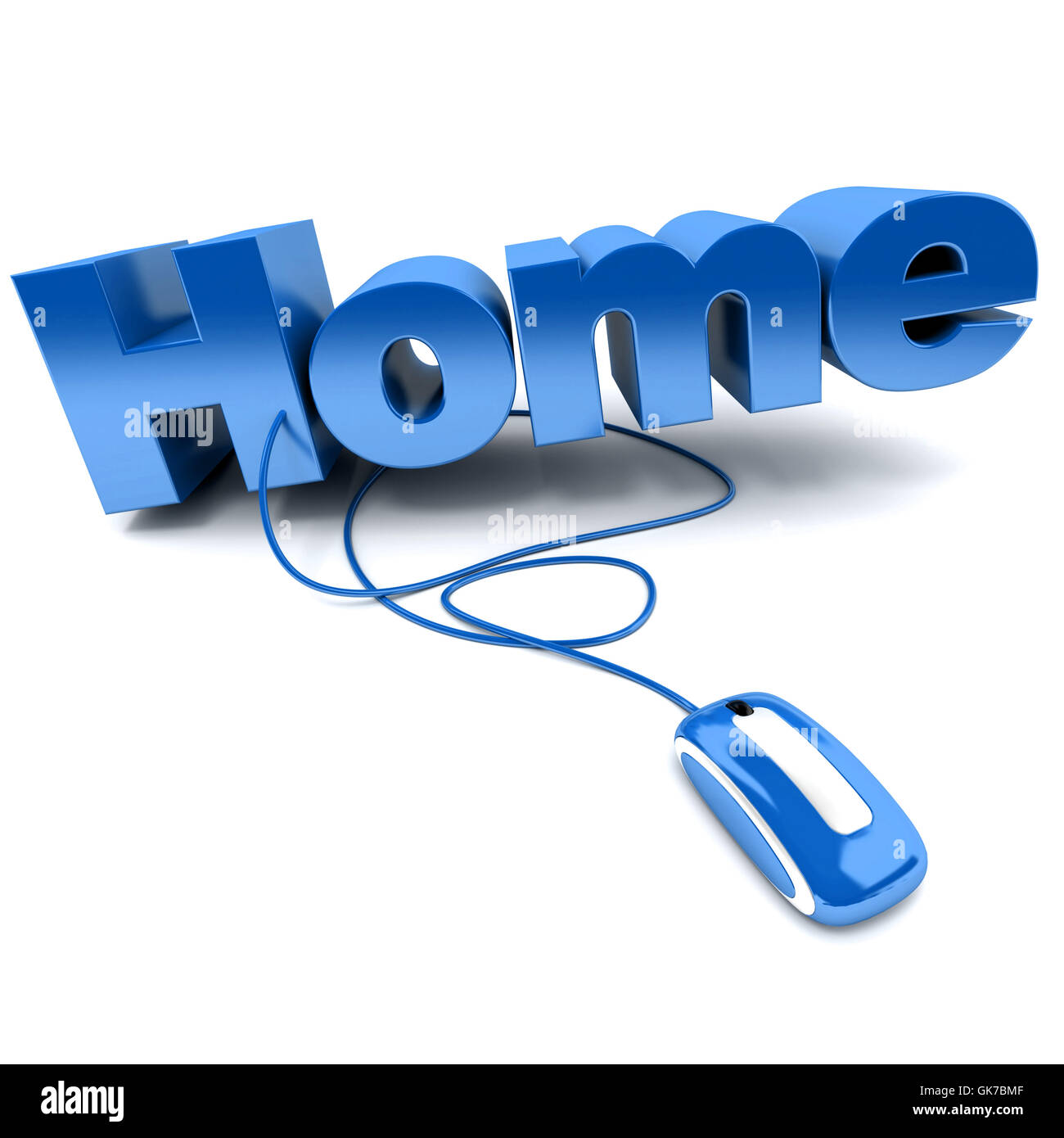 Blue House Building Banque D'Images