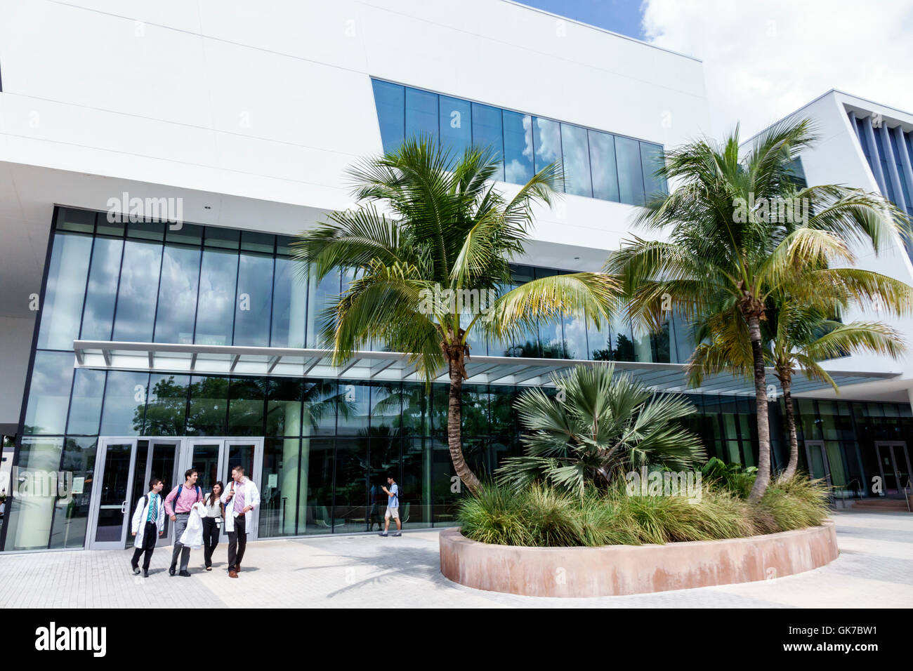 Miami Florida,Coral Gables,Université de Miami,UM,enseignement supérieur,campus,Centre d'activités pour étudiants,Centre d'activités pour étudiants Donna Shalala,bâtiment,extérieur,pla Banque D'Images