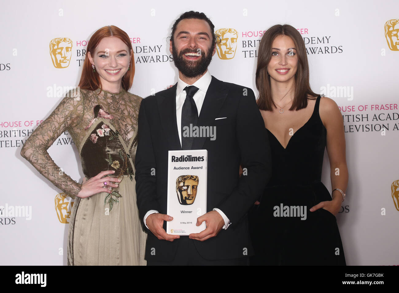 Aidan Turner Couple Eleanor Tomlinson Et Son Mari Heida reed Banque de photographies et d'images à haute résolution - Alamy