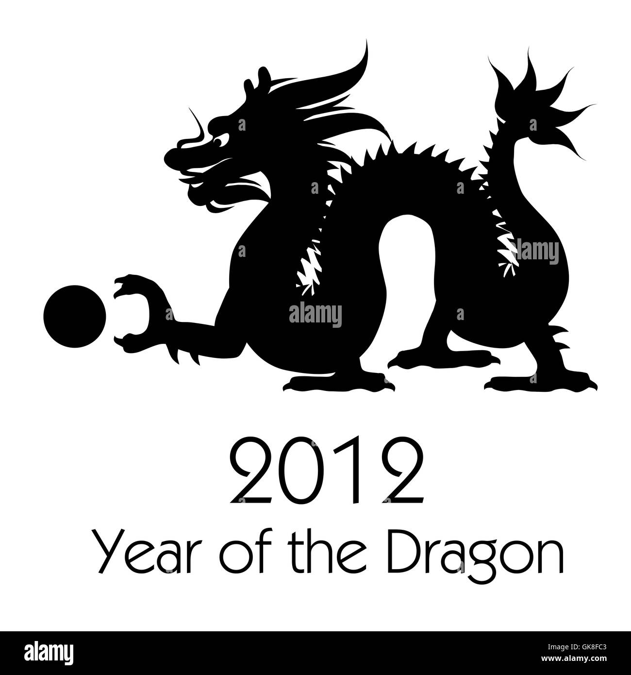 nouveaux dragon art Banque D'Images