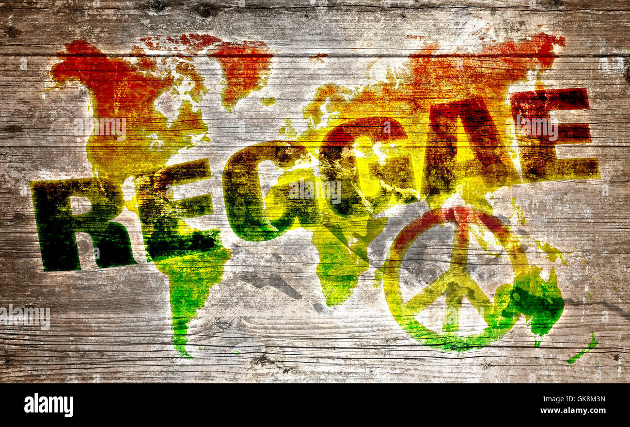 daub bois musique Banque D'Images