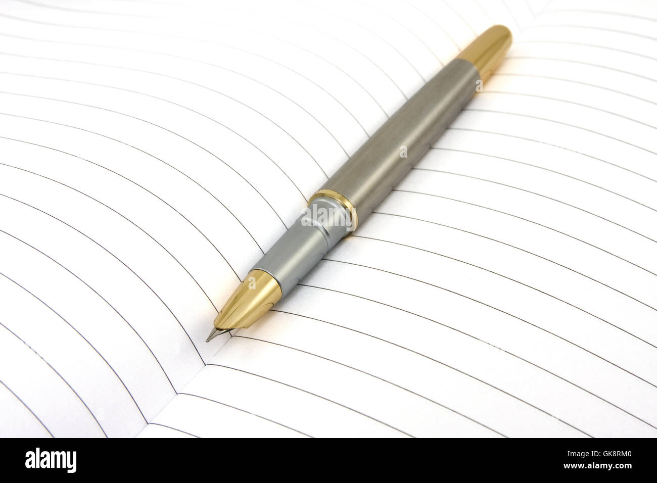 Feuille de papier de l'ordinateur portable de l'éducation Banque D'Images