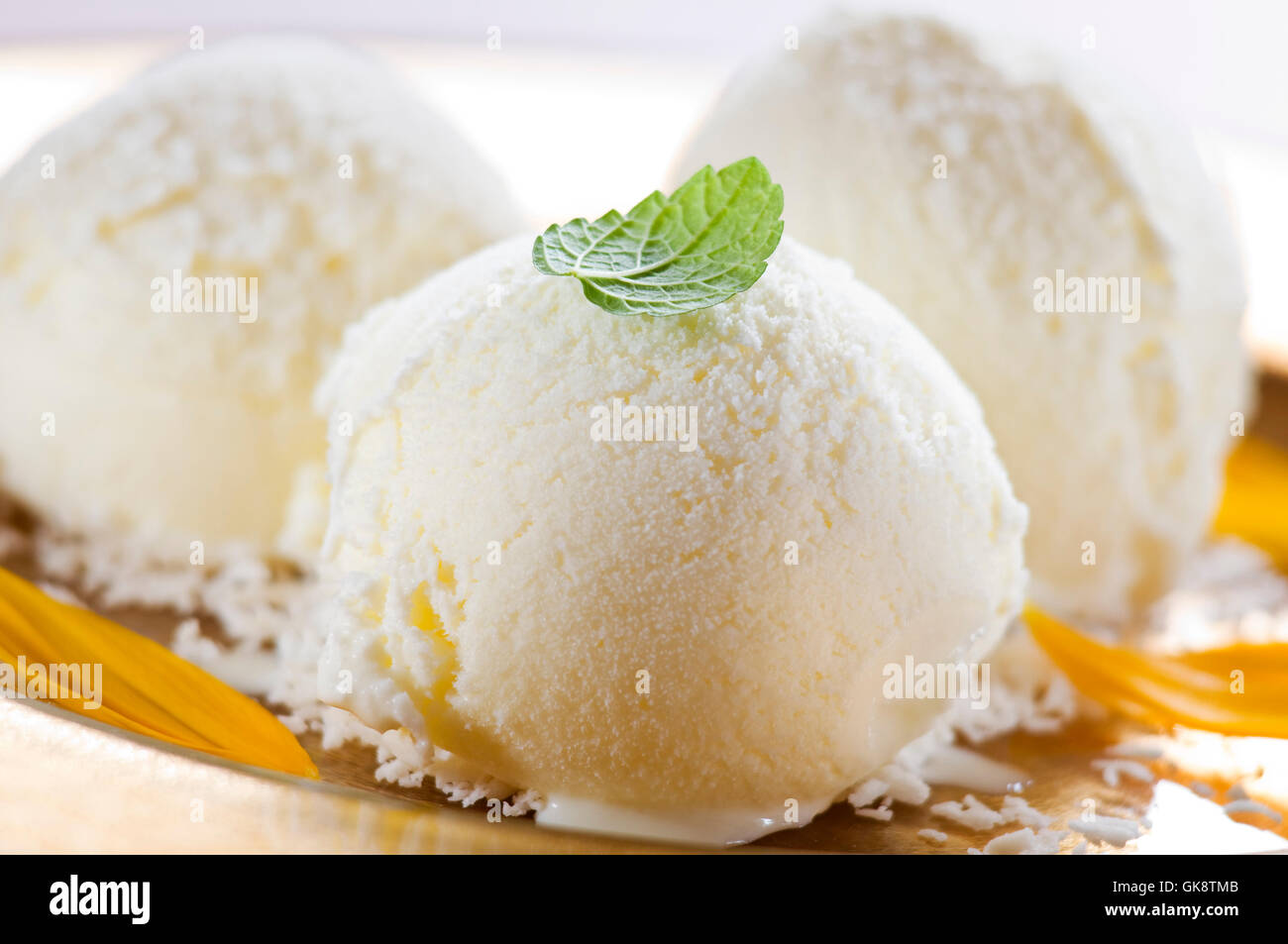 Sweet crème froide Banque D'Images