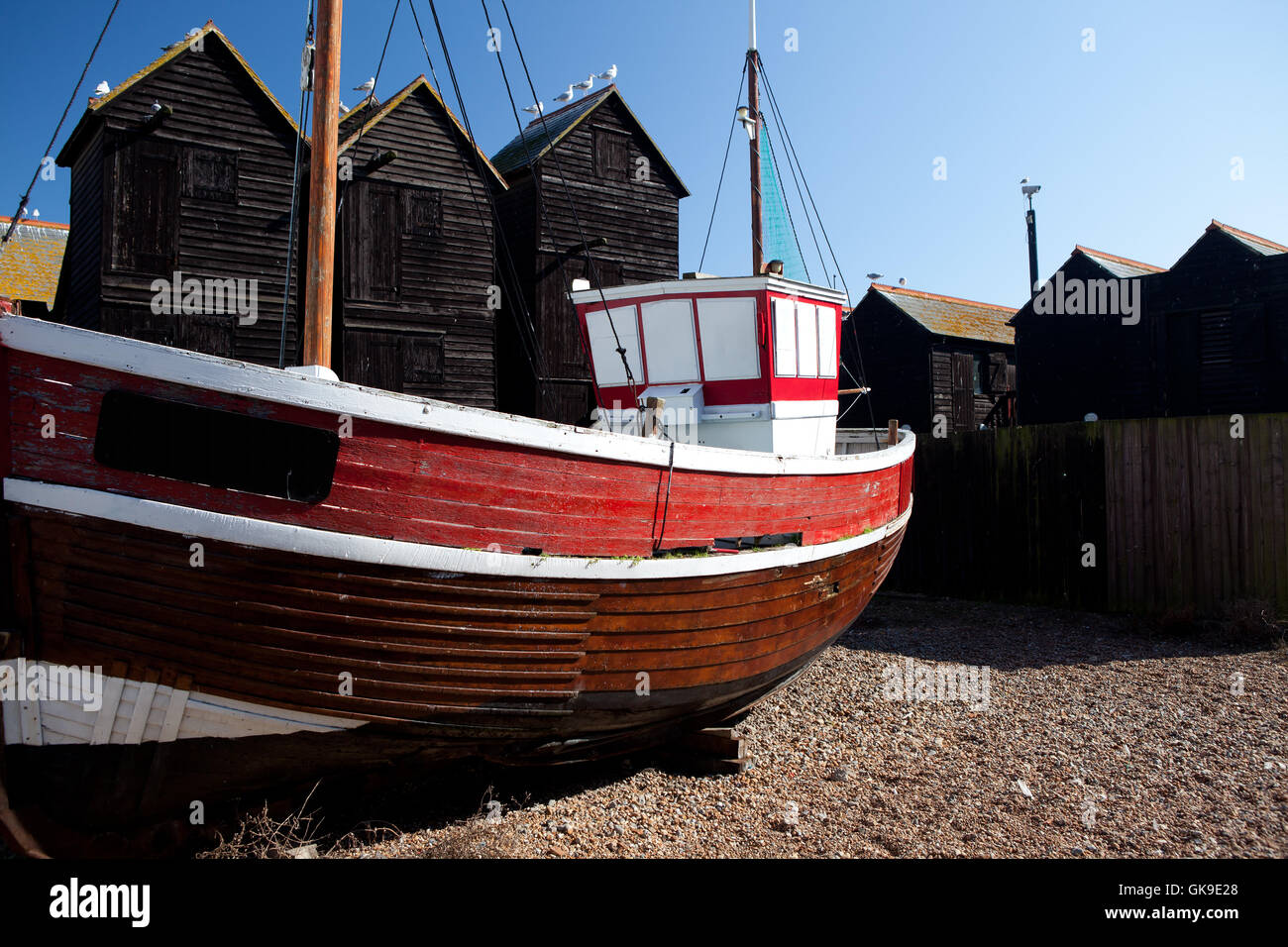 La plage de bord de plage Banque D'Images