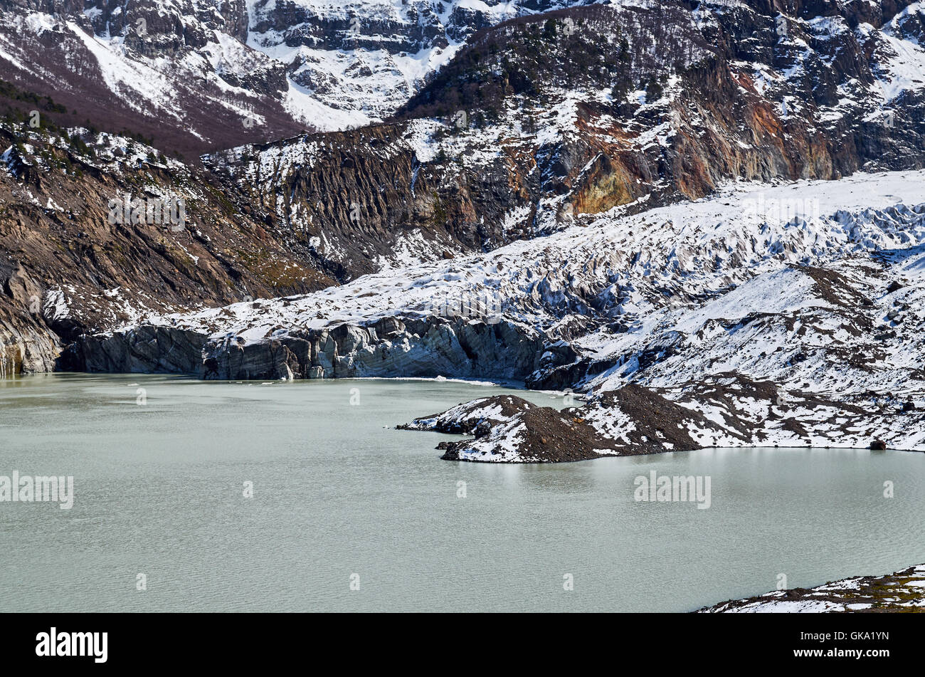 Le glacier de la Neige Noire à San Carlos de Bariloche, Rio Negro,  Argentine Photo Stock - Alamy