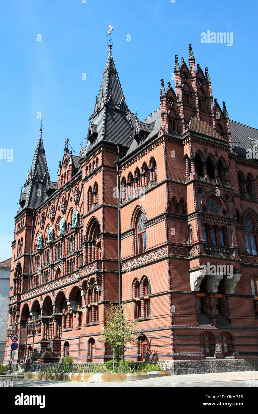 Le parlement de la ville hanséatique historique Banque D'Images