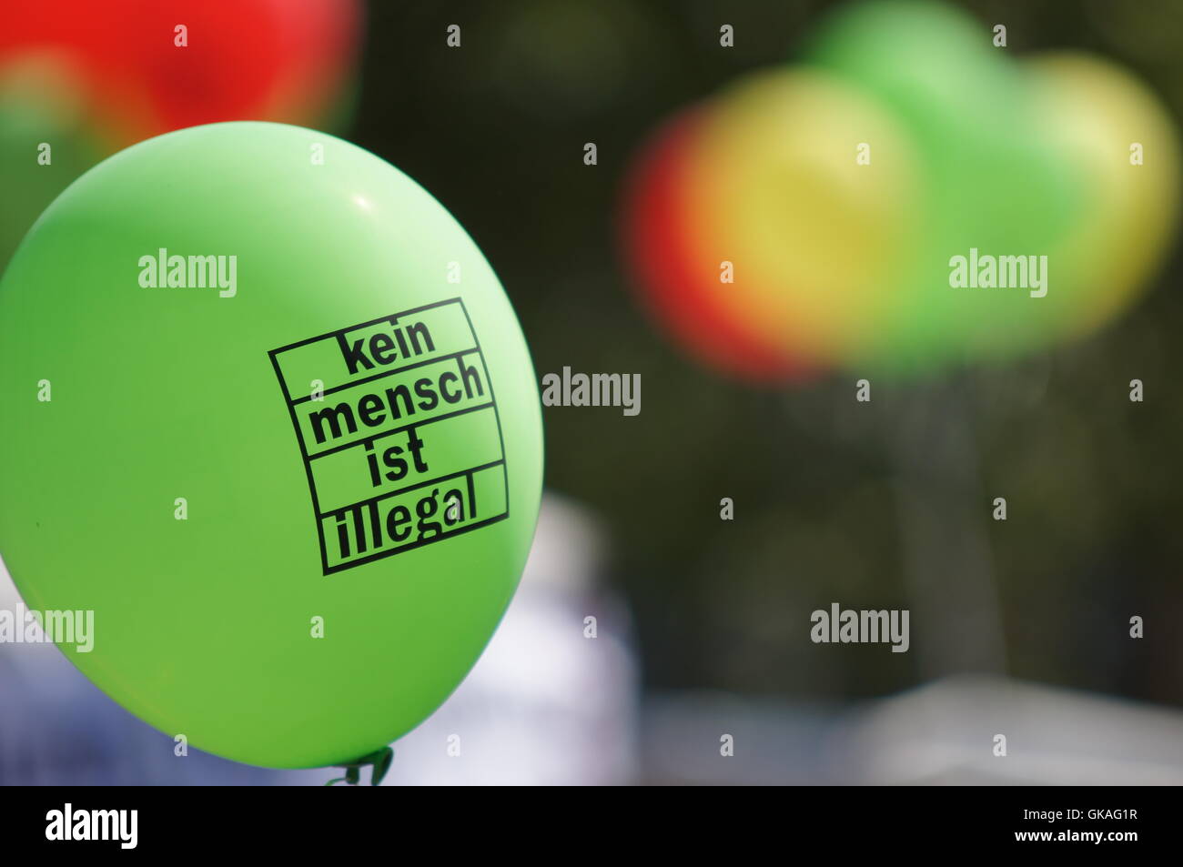 Personne n'est illégal Banque D'Images