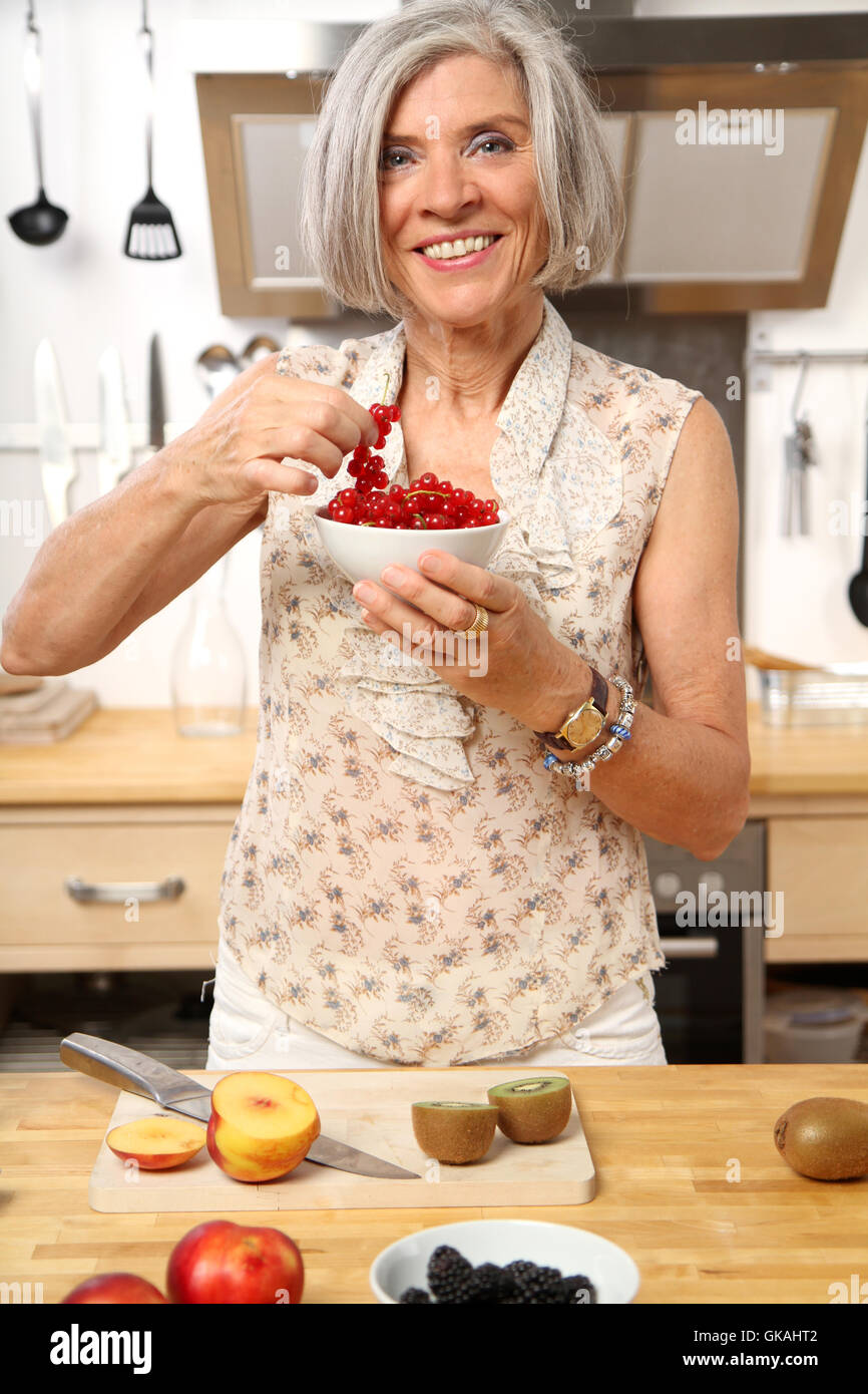 Femme calice en verre Banque D'Images