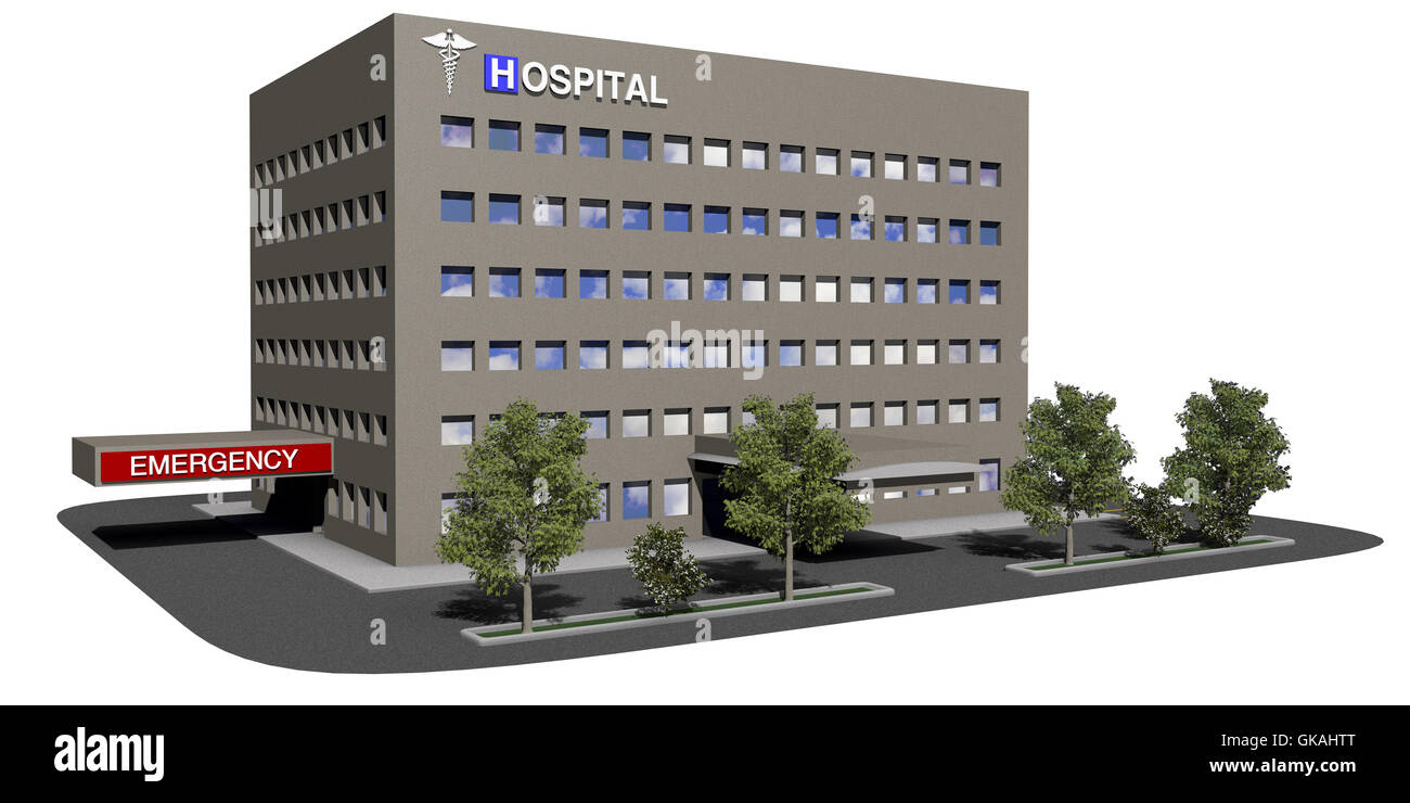 En médecine d'urgence médicale Banque D'Images