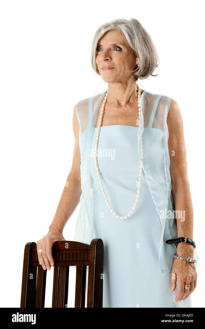 Femme rire rires Banque D'Images