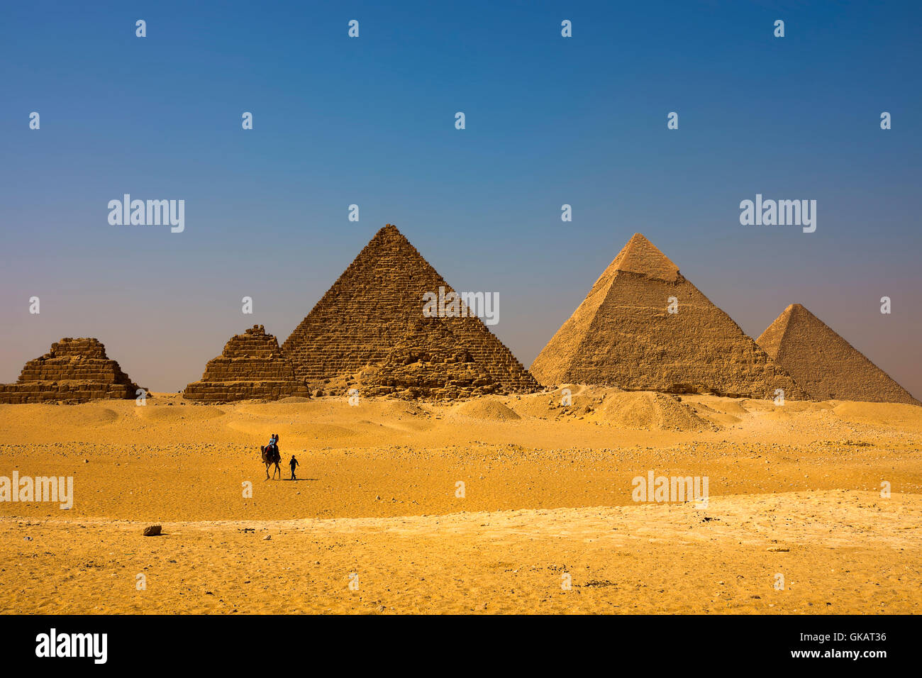 L'Égypte merveille du monde désert Banque D'Images
