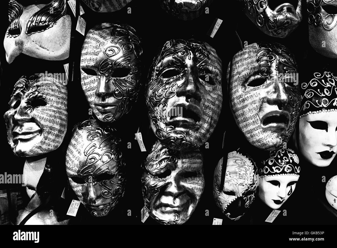 Masques de Venise Banque D'Images