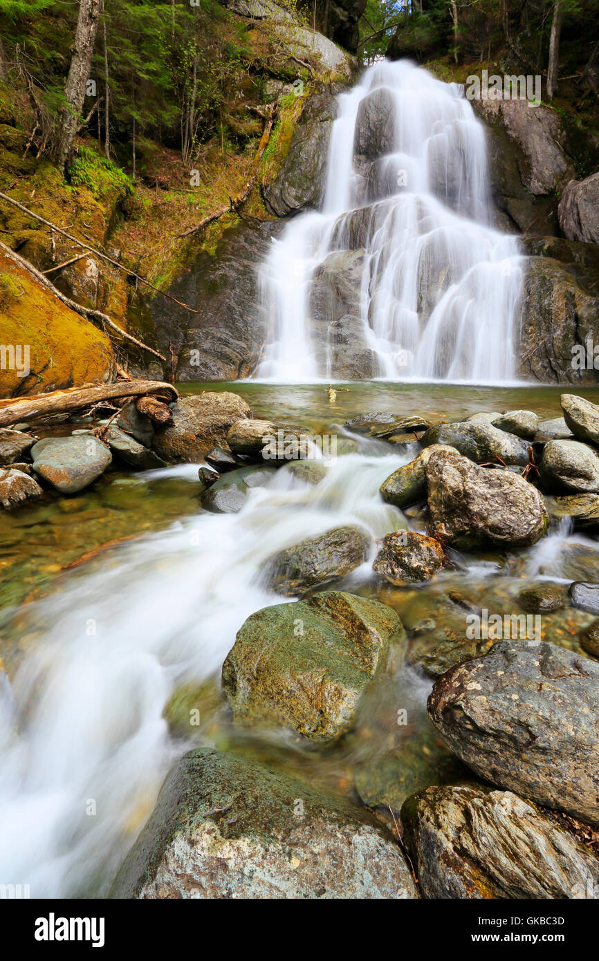 Moss Glen Falls, Granville, Vermont, Etats-Unis Banque D'Images