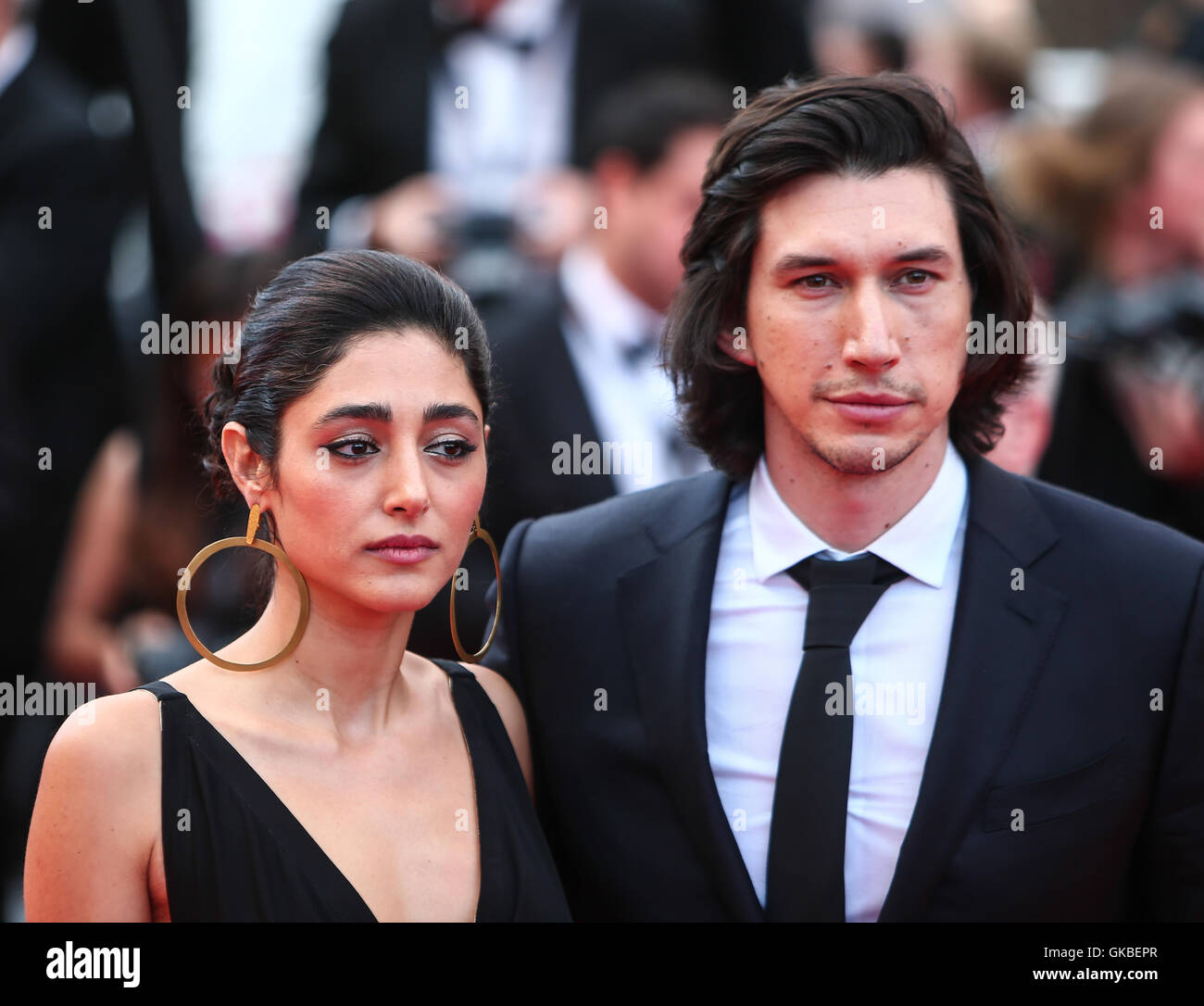 69e Festival du Film de Cannes - 'Paterson' Premiere - moyenne avec : Golshifteh Farahani Adam Driver, où : Cannes, France Quand : 16 mai 2016 Banque D'Images