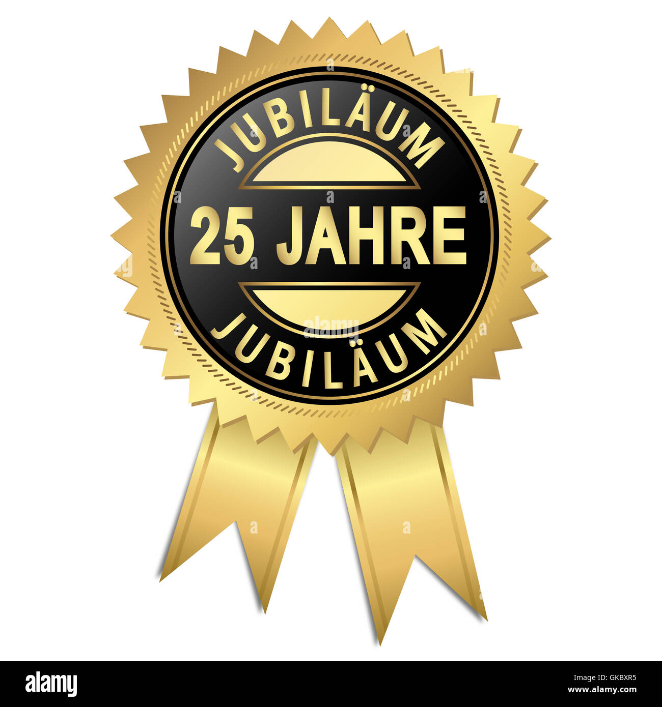 Jubilé - 25 ans de Banque D'Images