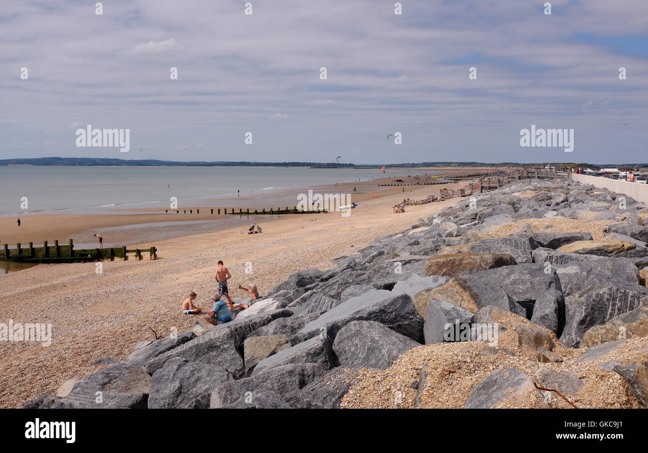 La plage de Camber Sands East Sussex UK Banque D'Images