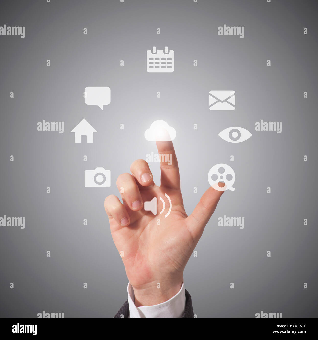 Les êtres humains Les humains profil Banque D'Images