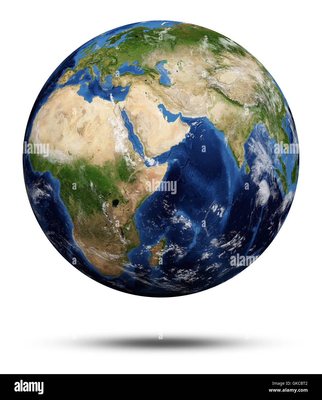 Simple isolée bleu Banque D'Images