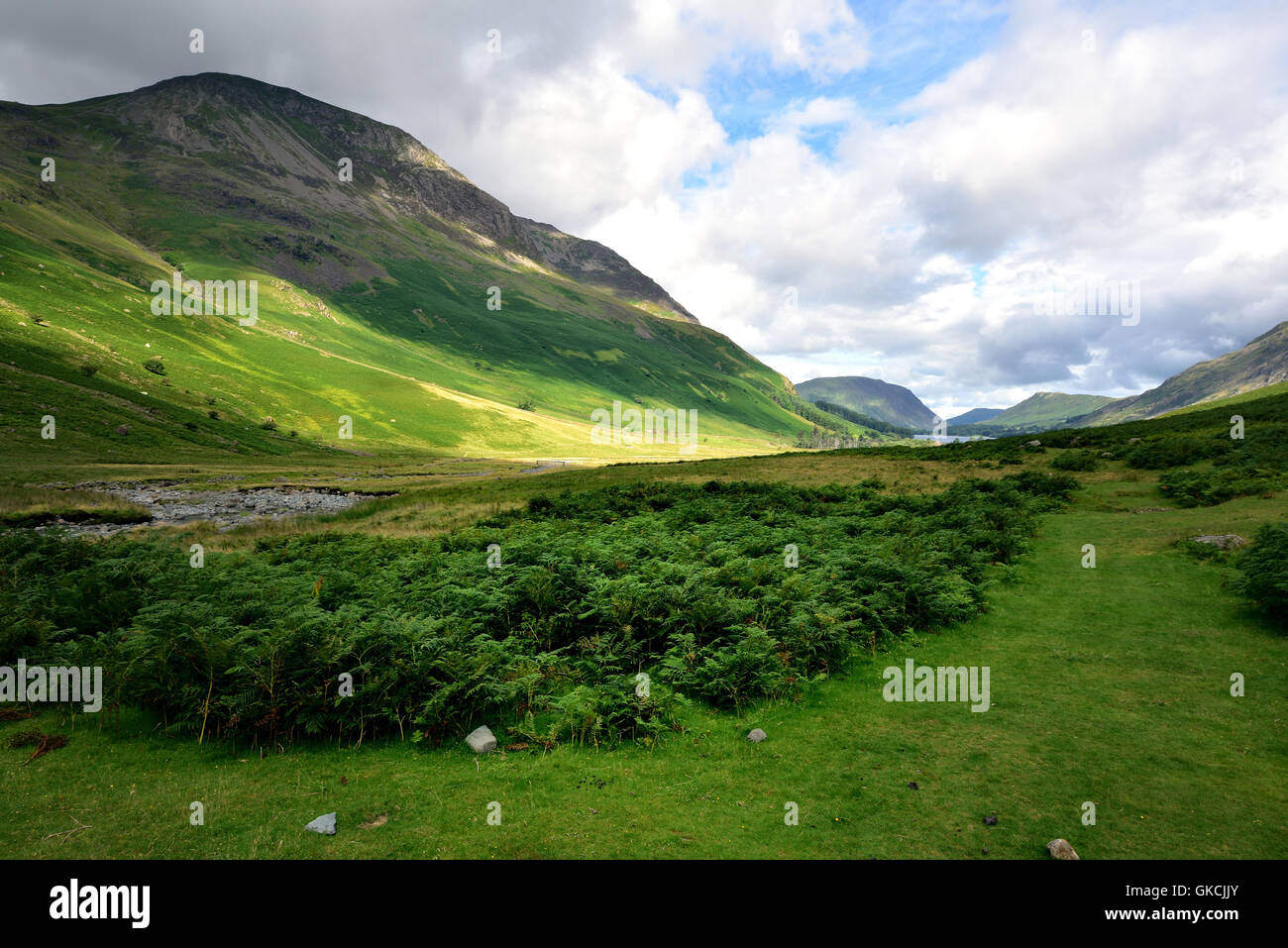 Crag haute et haute Stile plus de Buttermere Banque D'Images