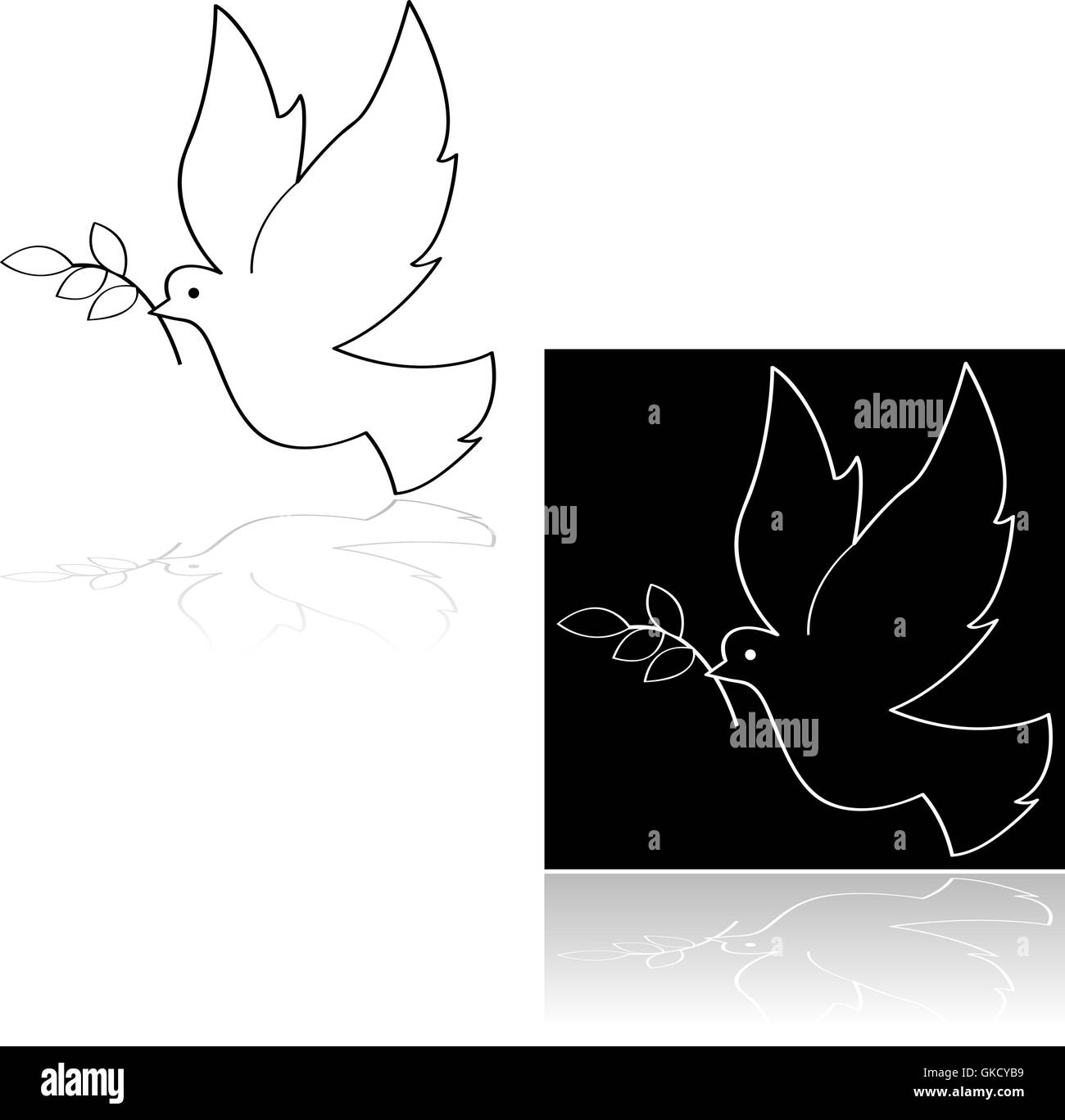 Colombe de la paix Illustration de Vecteur Colombe de la paix Illustration de Vecteur