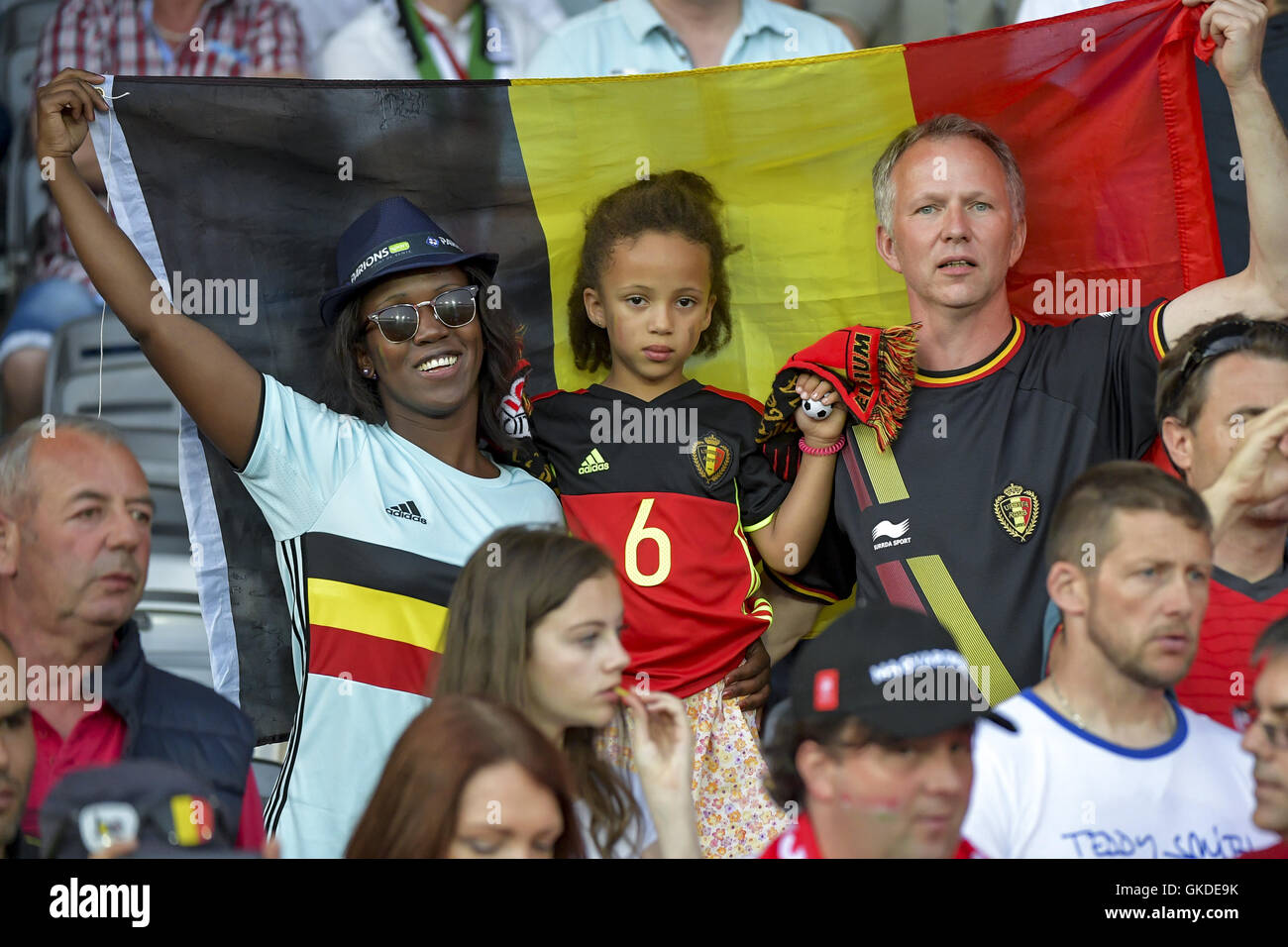 L'UEFA Euro 2016, Série de 16 - Belgique (4) v (0) Hongrie - Stade Municipal comprend : Atmosphère Où : Toulouse, France Quand : 26 juin 2016 Source : Reporters / GYS / WENN.com **Uniquement disponible pour publication au Royaume-Uni, USA** Banque D'Images